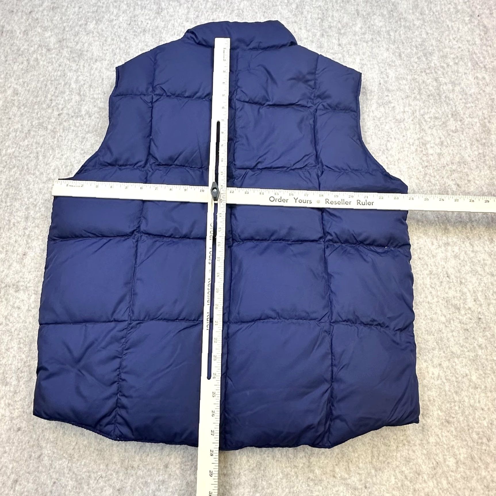 Vintage L.L.Bean Vest Mens Large Blue Goose Down Puffer Quilted Insulated Outdoor Hiking Vest Size US L / EU 52-54 / 3 - 6 Thumbnail