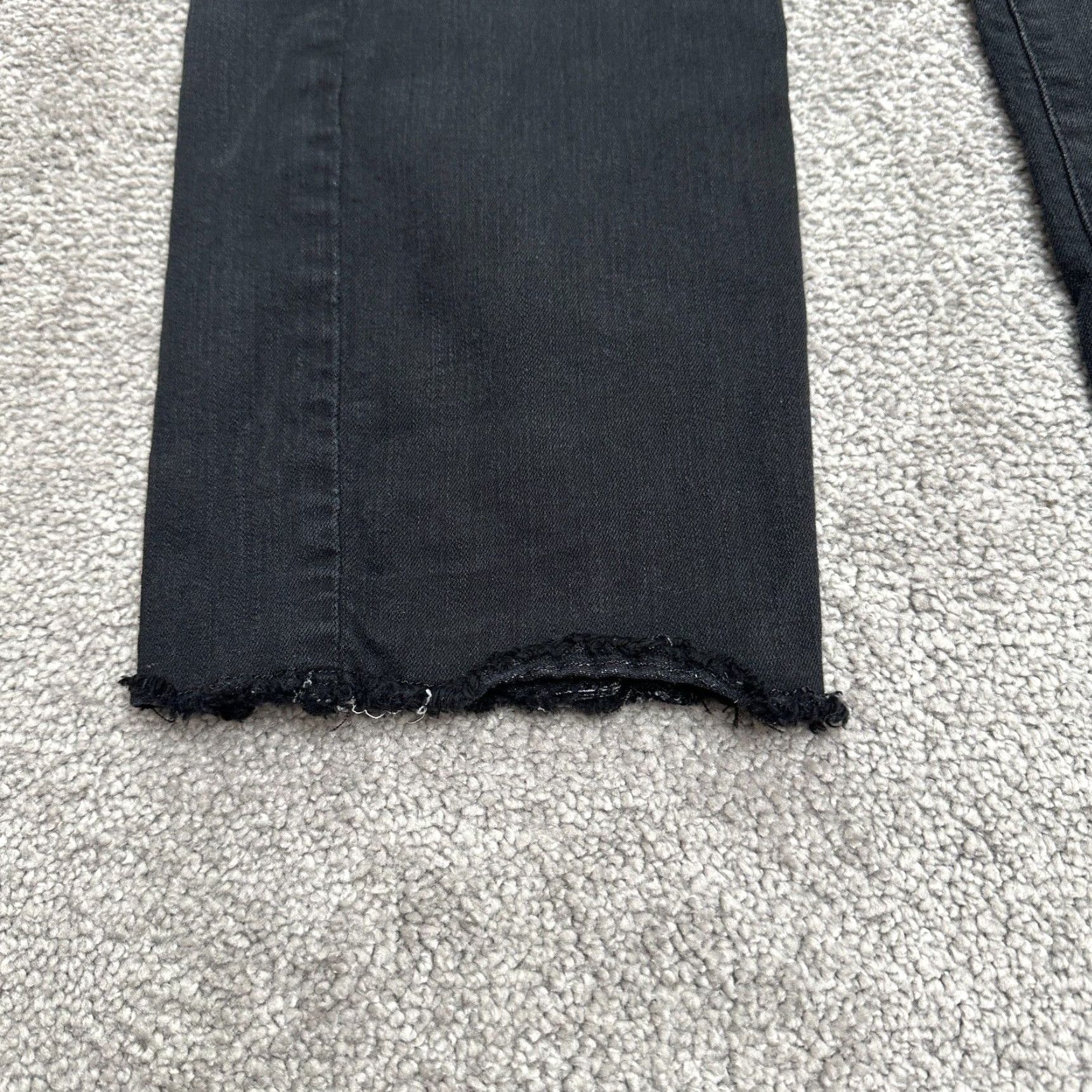NYDJ NYDJ Jeans Womens Ankle Crop Denim Black Dark Wash High Rise Stretch 30x27 Size 30" / US 8 / IT 44 - 5 Thumbnail