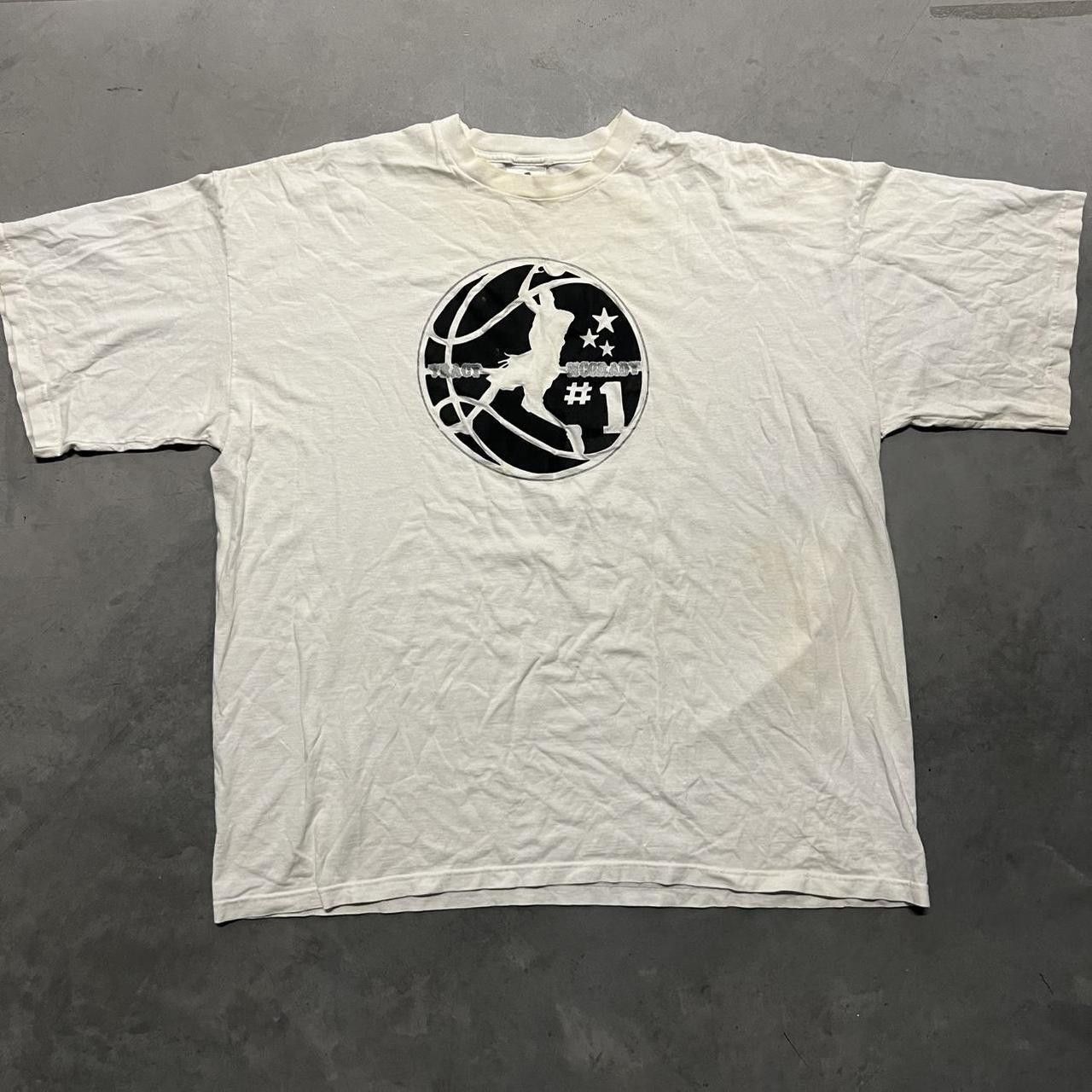Adidas Vintage Y2K/2000s Adidas Tracy Mcgrady Nba Basketball Graphic Tee! Size US XXL / EU 58 / 5 - 1 Thumbnail