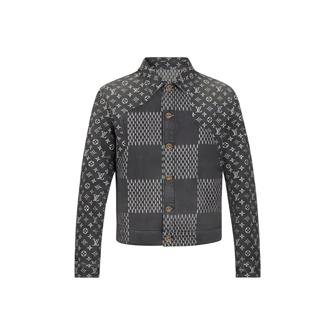 Louis Vuitton Louis Vuitton x Nigo Monogram Denim Jacket Size 46 Size US S / EU 44-46 / 1 - 1 Thumbnail
