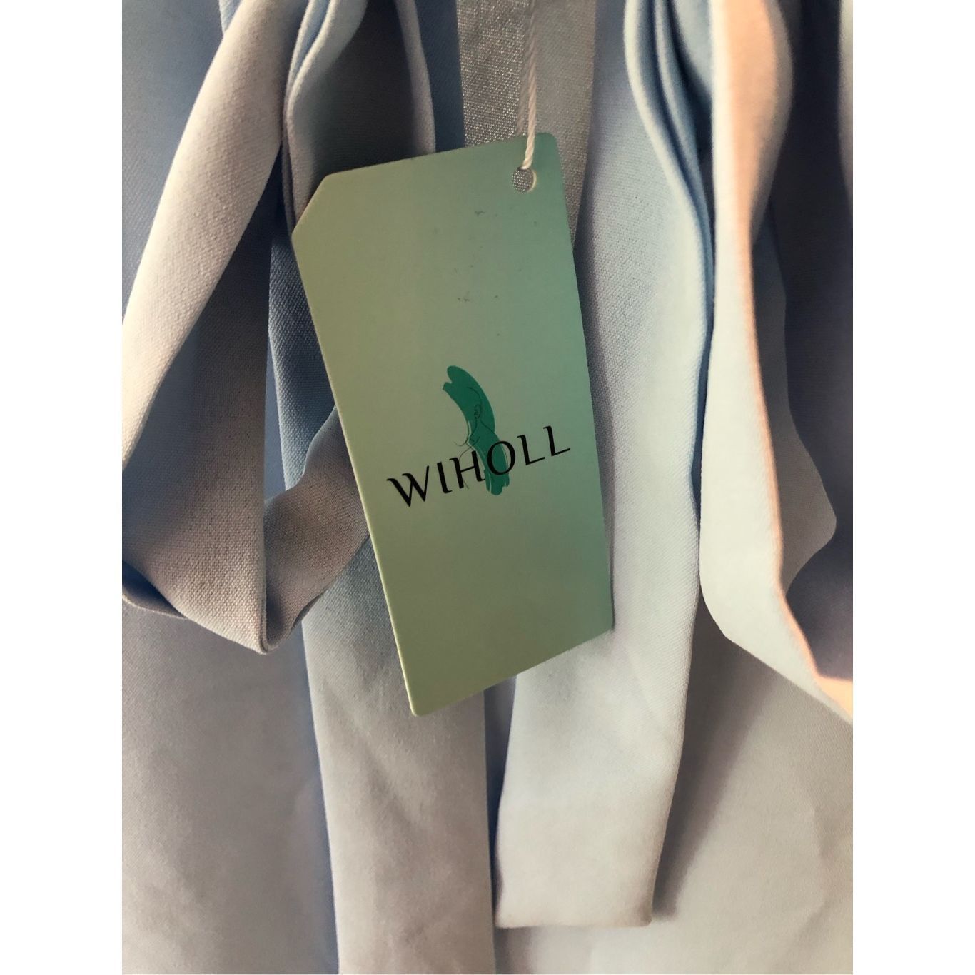 Other Wiholl Women’s Light Blue Ruffle Sleeve Tank Top Blouse Size Size XL / US 12-14 / IT 48-50 - 5 Thumbnail