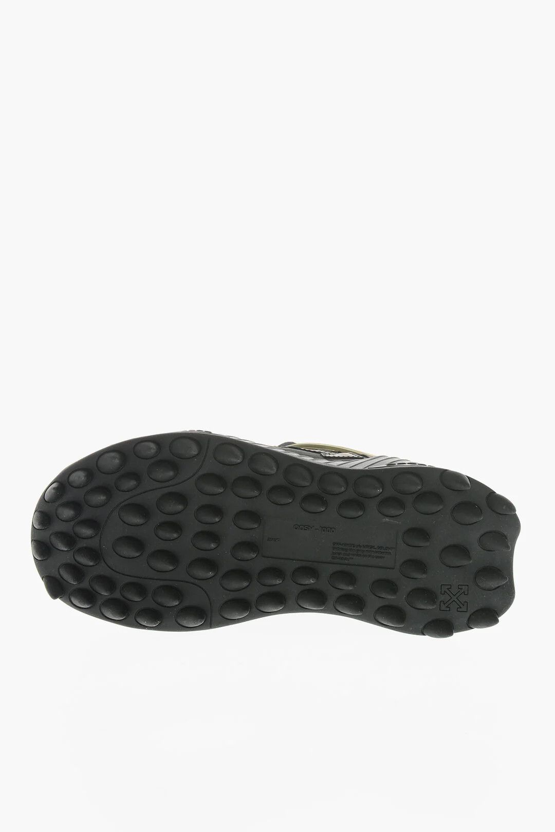 Off-White og1mm0426 Leather & Fabric Chunky Sneakers in Black Size US 6 / IT 36 - 5 Thumbnail