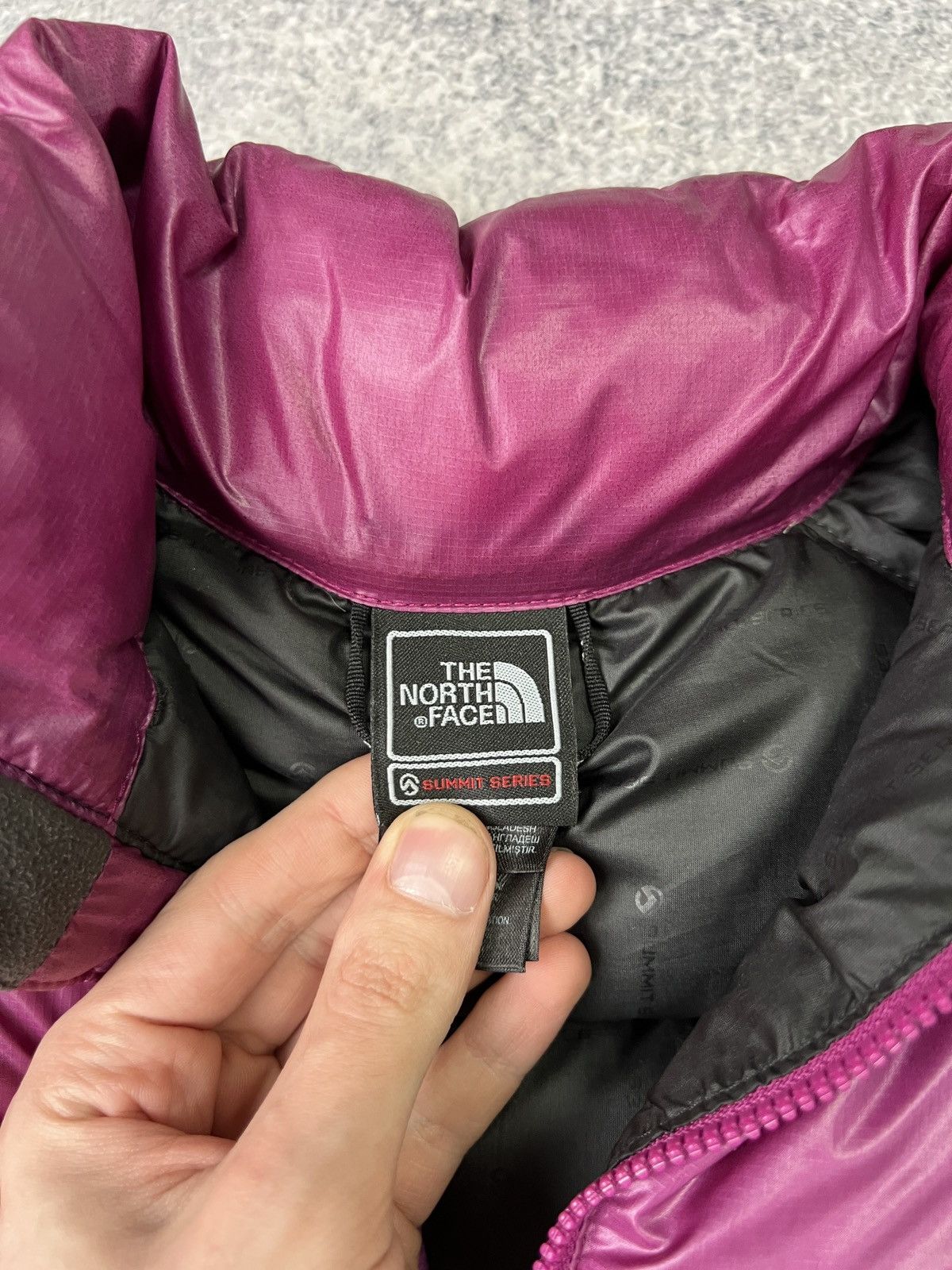The North Face × Vintage Vintage Black and Purple North Face Puffer Women’s Jacket Size S / US 4 / IT 40 - 10 Thumbnail