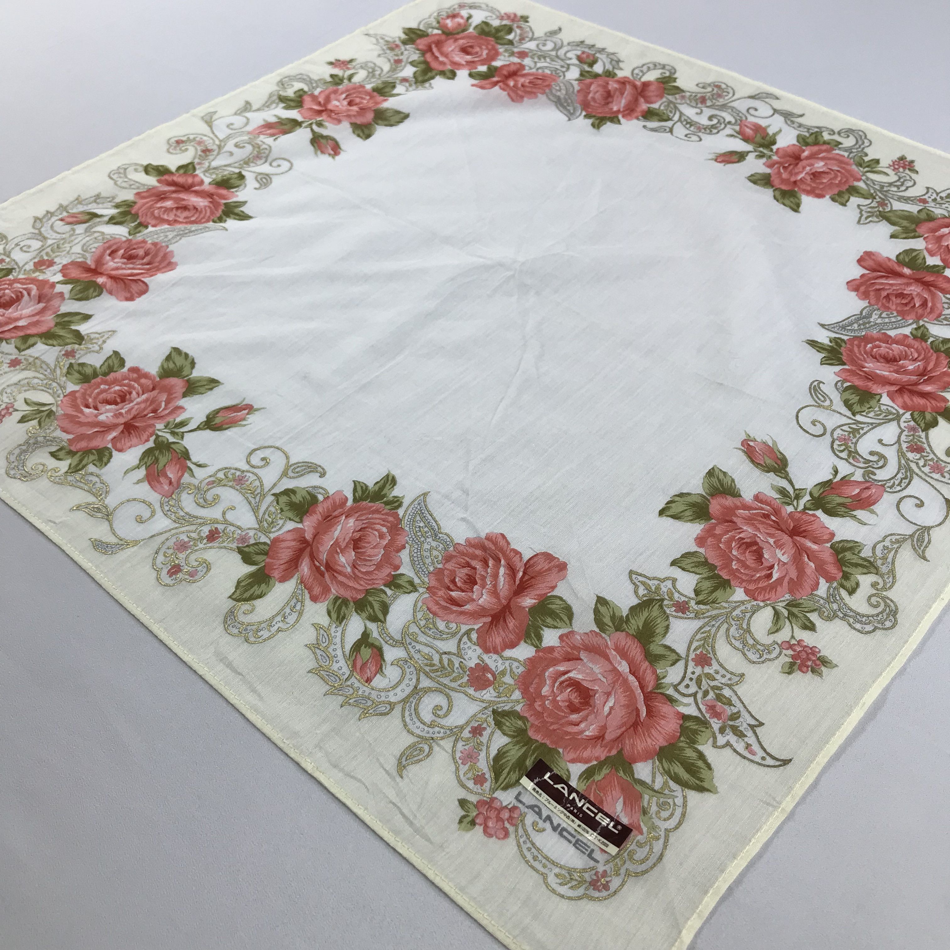 Lancel × Vintage Lancel Bandana / Handkerchief / Neckerchief - S2292 Size ONE SIZE - 2 Thumbnail