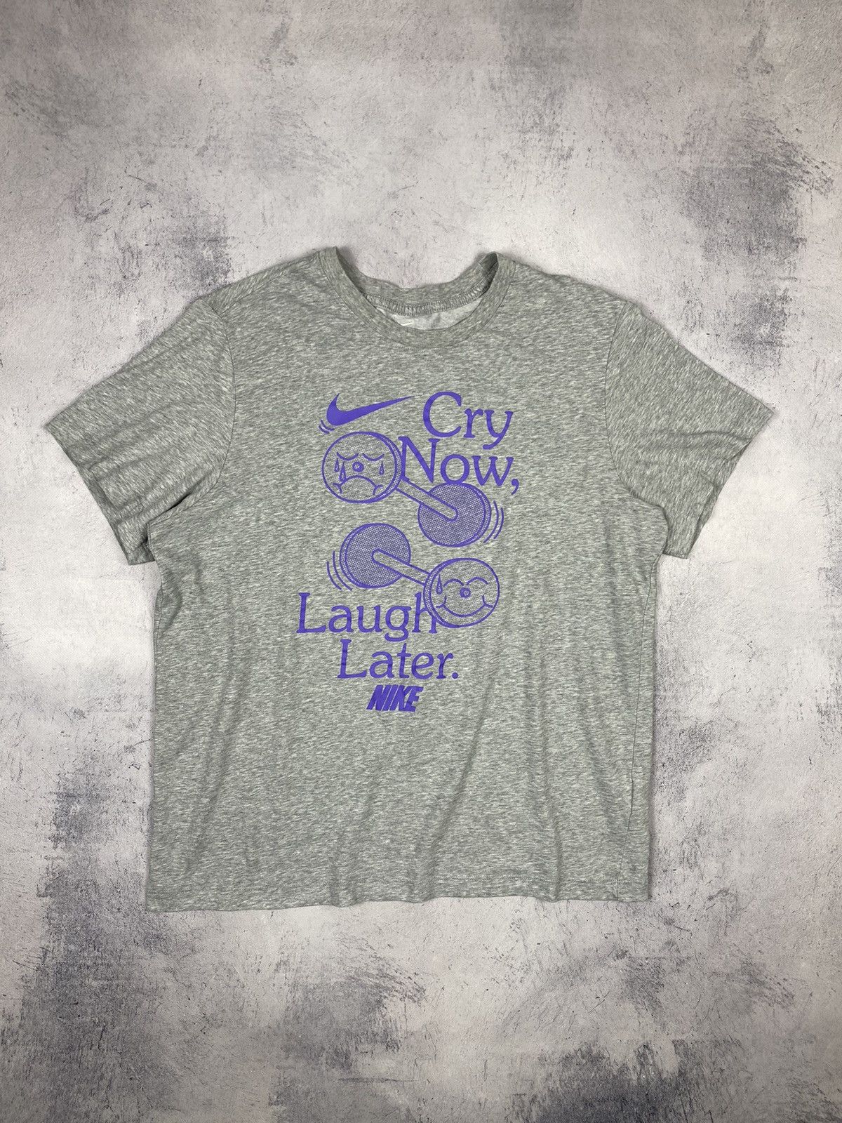 Nike Nike Cry Now Laugh Later Dri Fit Humor Tee Size US L / EU 52-54 / 3 - 2 Thumbnail