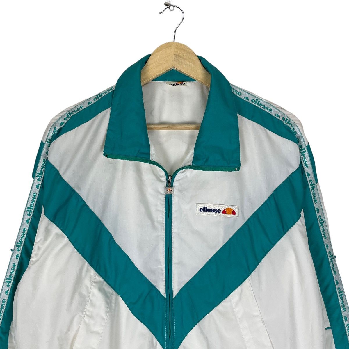 Ellesse ☀️90s ELLESE TENNIS V COLOUR BLOCK LIGHT JACKET Size US M / EU 48-50 / 2 - 2 Thumbnail