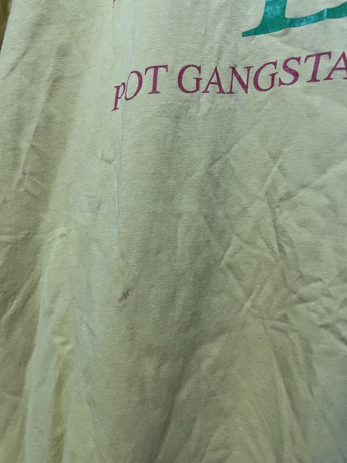 Vintage Vintage Paff Daddy Pot Gangsta Wear Smoke Tee Humor Y2K 90s Size US L / EU 52-54 / 3 - 12 Thumbnail