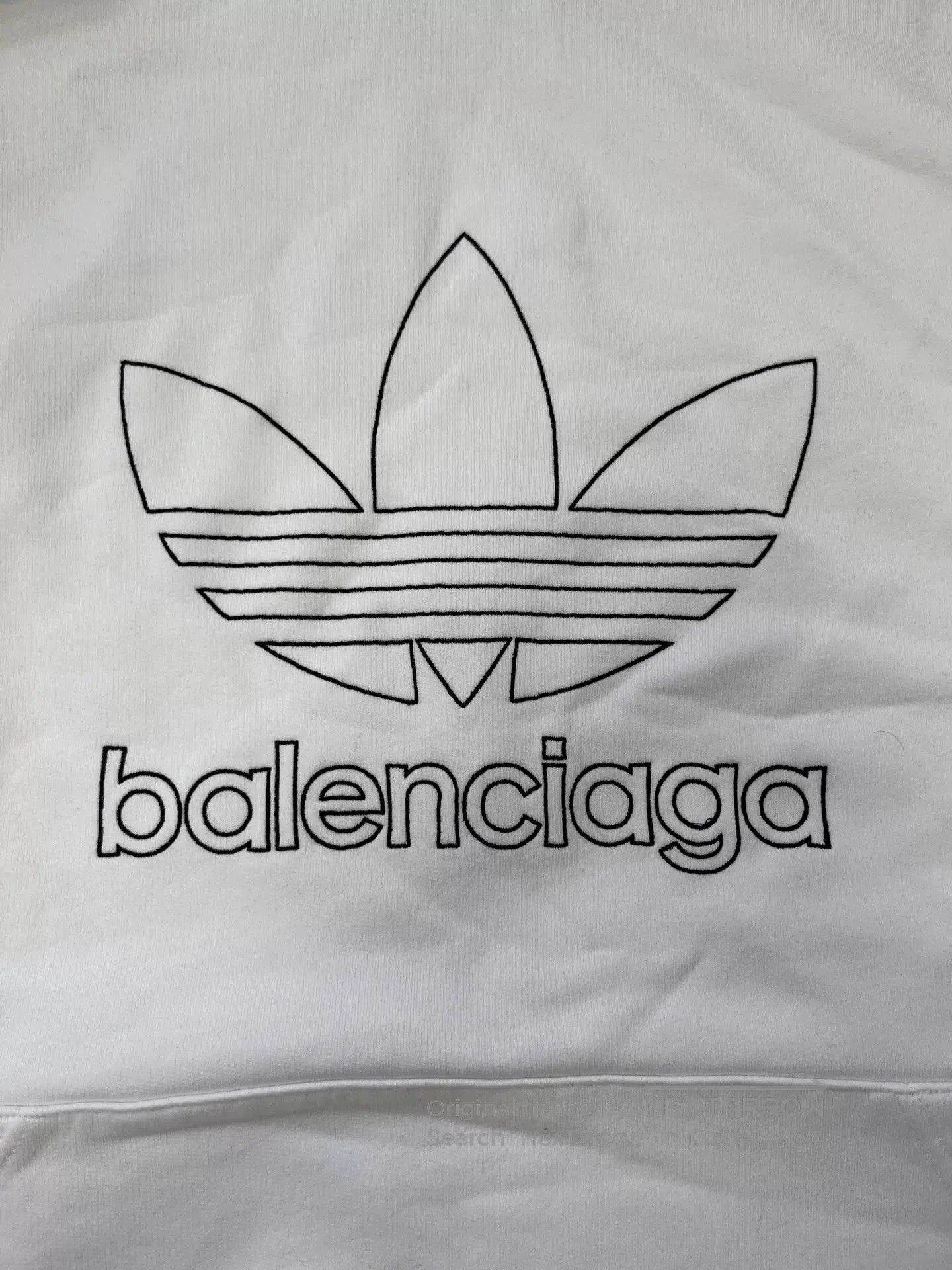 Balenciaga balenciaga x adidas logo print hoodie. Size US L / EU 52-54 / 3 - 3 Thumbnail