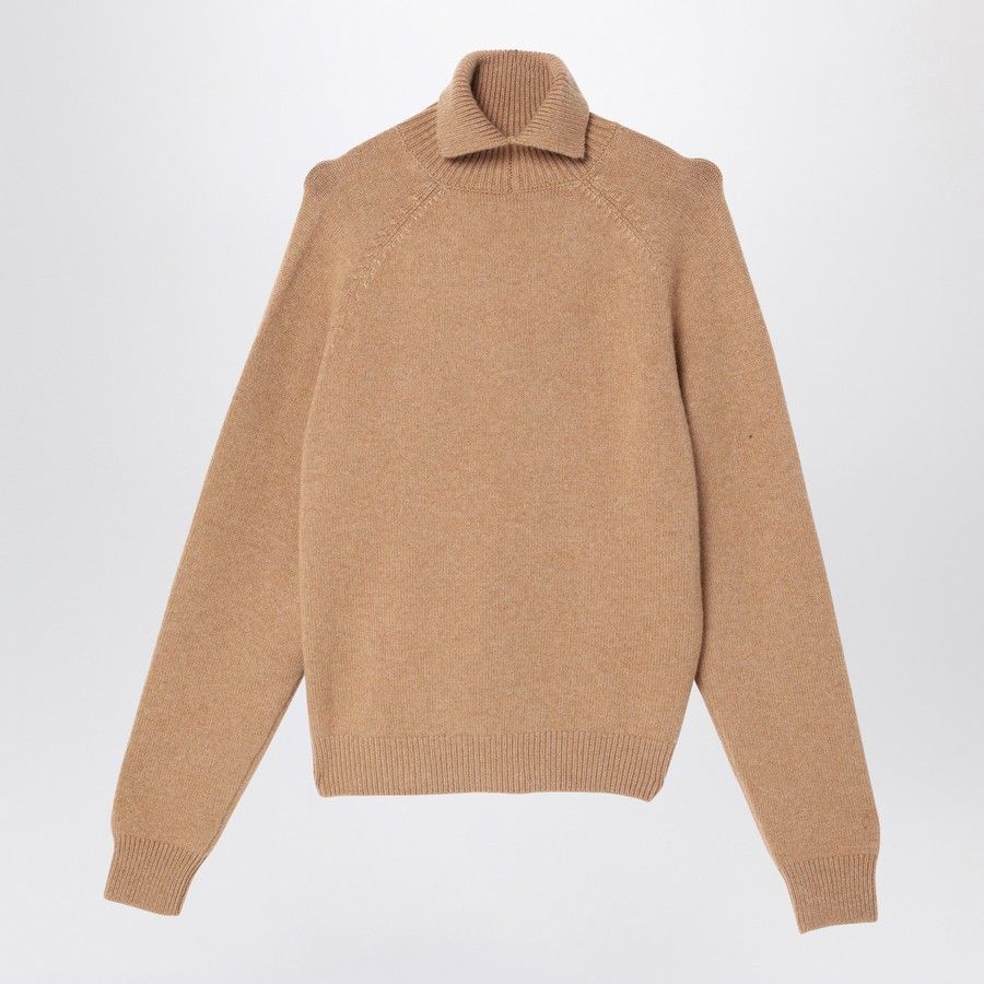 Fendi o1d2blof0824 Cashmere Turtleneck in Light Brown Size M / US 6-8 / IT 42-44 - 1 Thumbnail