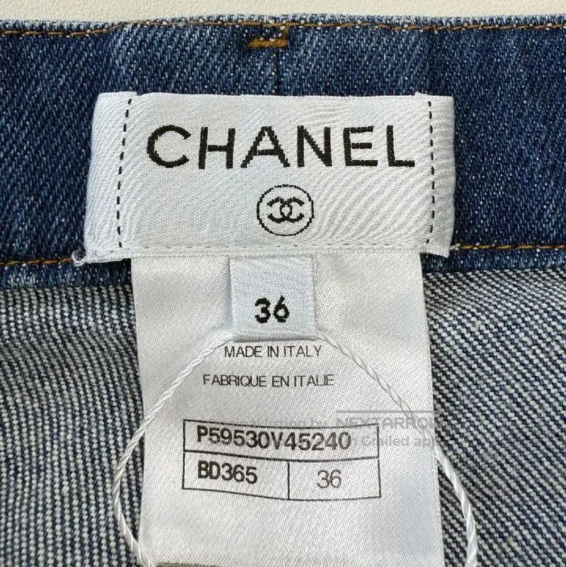 Chanel Chanel M Blue Cotton Women’s Jeans . Size 28" / US 6 / IT 42 - 3 Thumbnail
