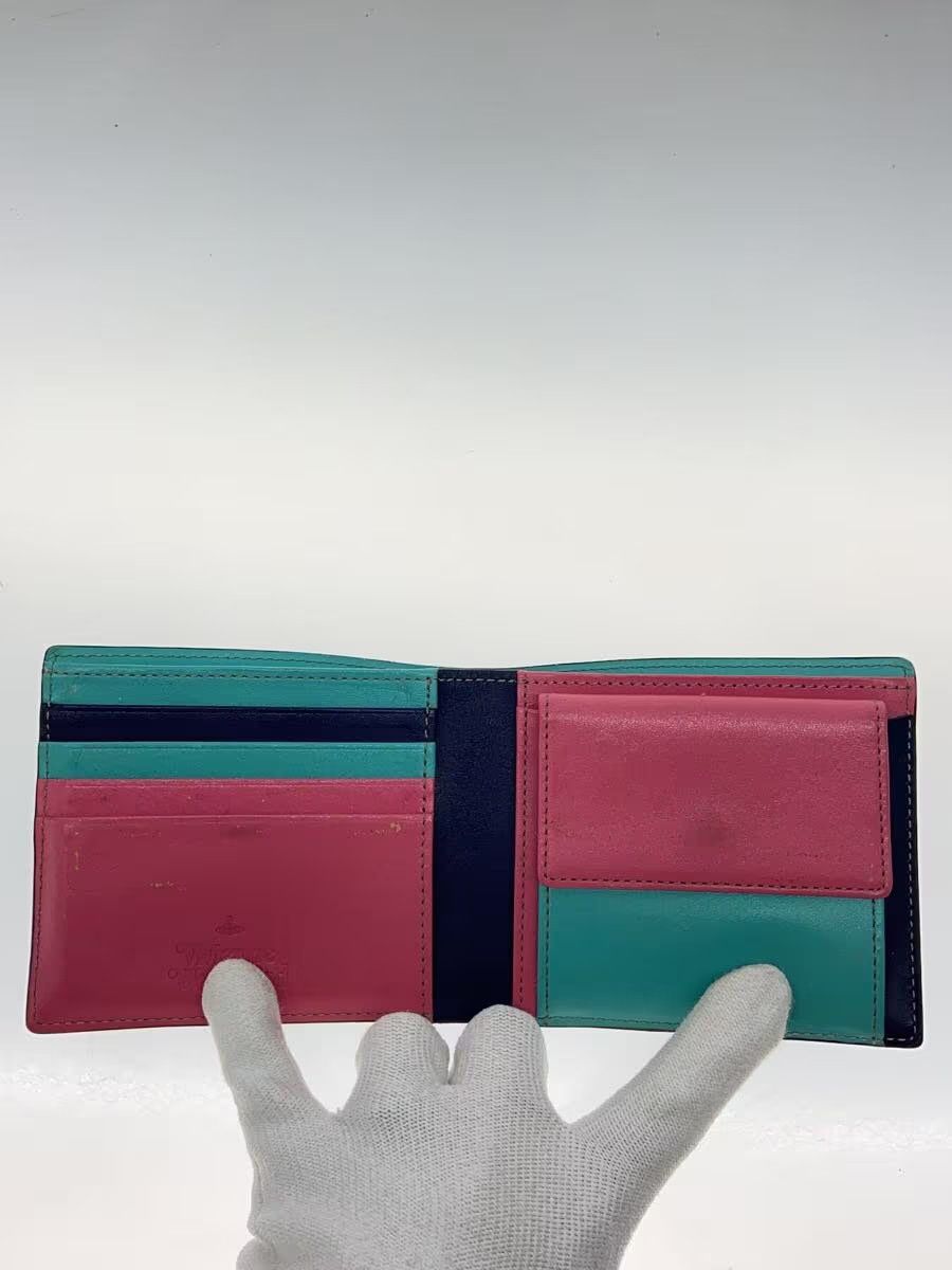 Vivienne Westwood Contrast Stitch Orb Leather Wallet Size ONE SIZE - 3 Thumbnail