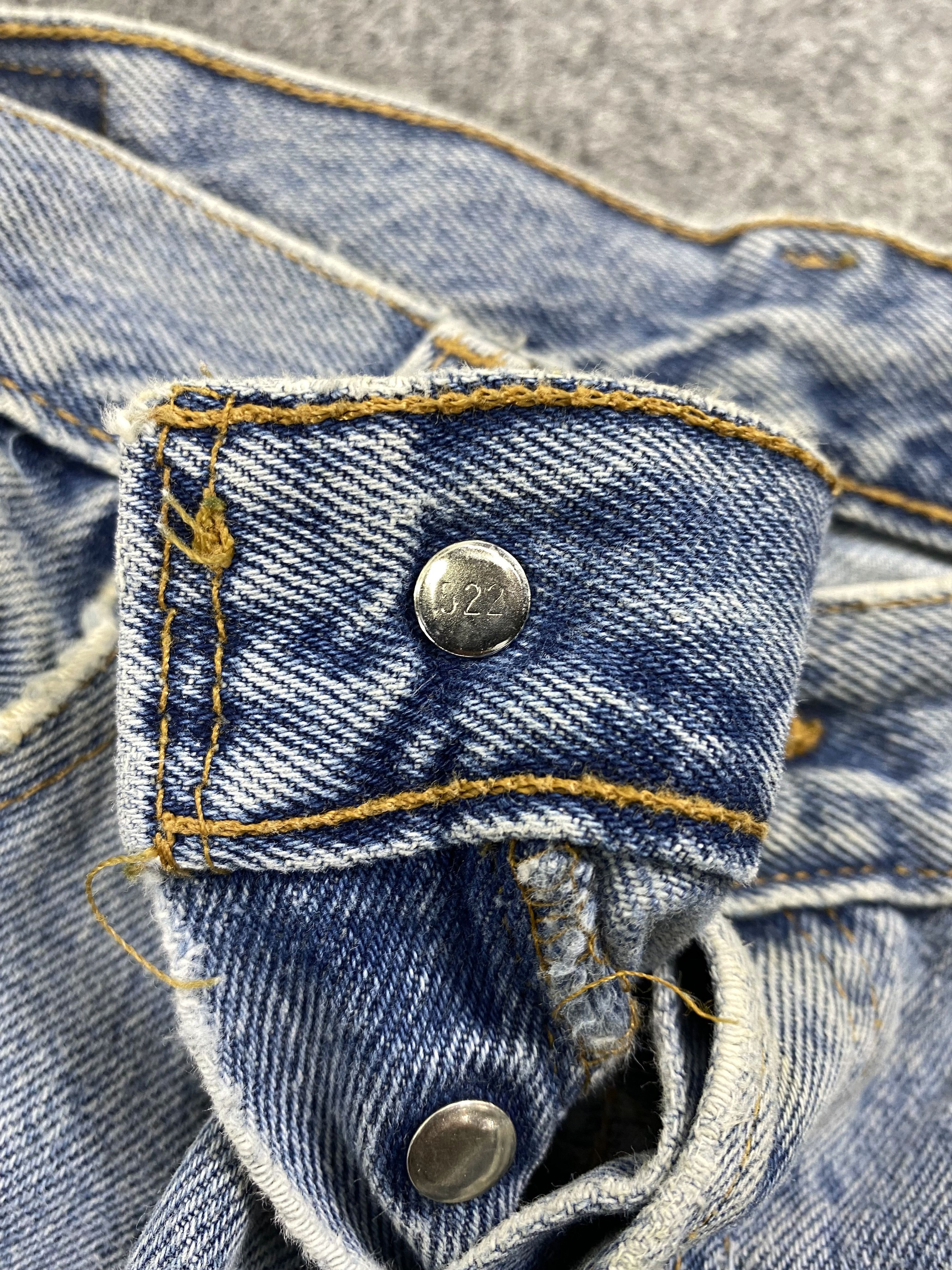 Levi's Ripped Blue Vintage Levi's 501 USA 36x35.5 Denim -JN1161 Size US 36 / EU 52 - 7 Thumbnail