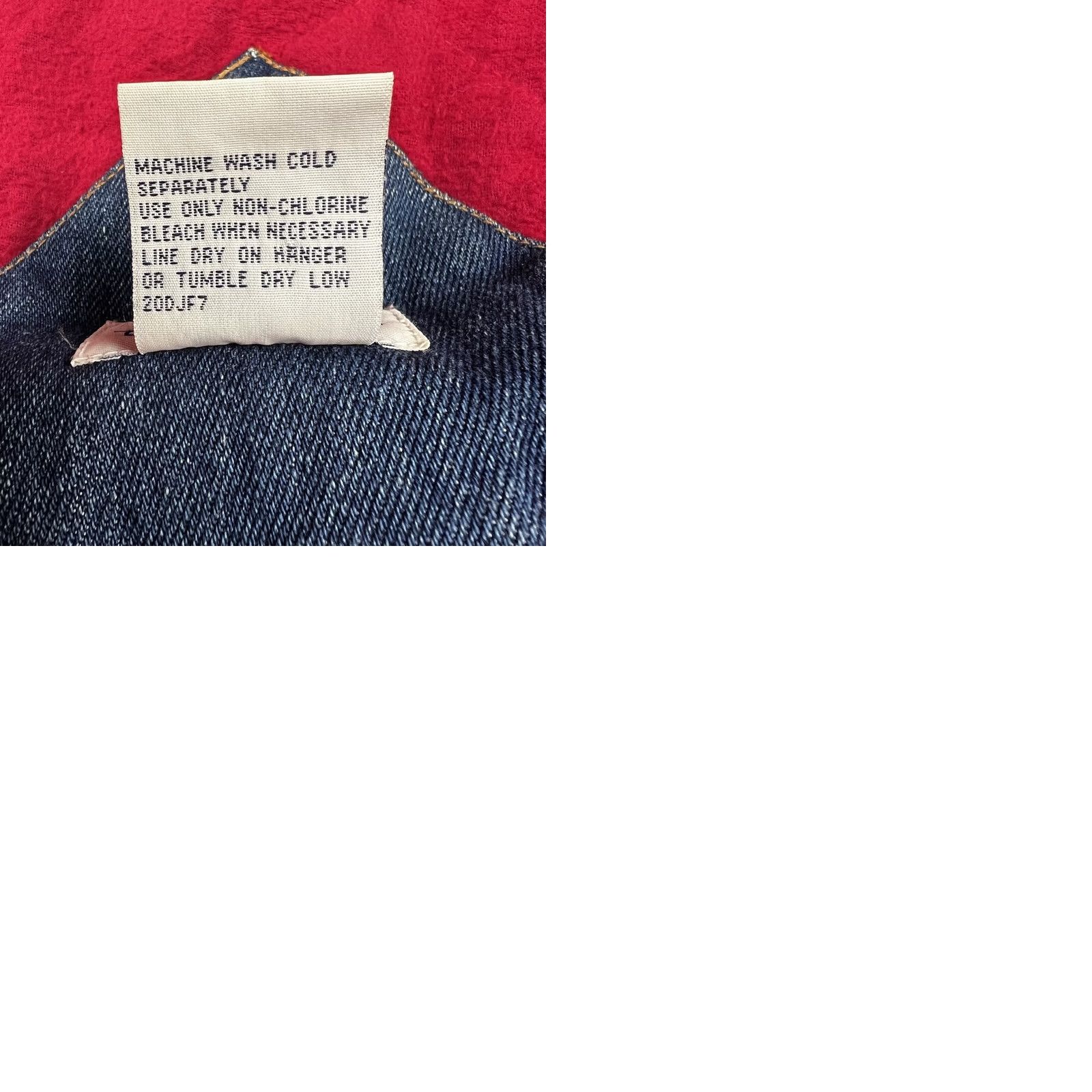 Vintage VINTAGE Two Twenty Women’s Blue Denim Patchwork Winter Lined Jacket XL Long Size XL / US 12-14 / IT 48-50 - 10 Thumbnail