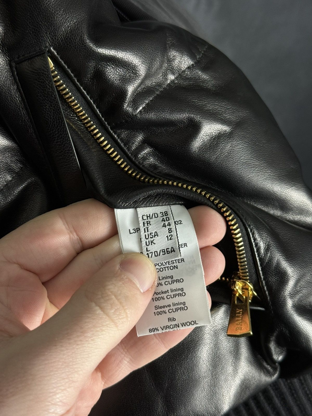 Bally RRP $3,300 BALLY Women’s Lamb Leather Puffer Jacket Vest Size M / US 6-8 / IT 42-44 - 18 Thumbnail
