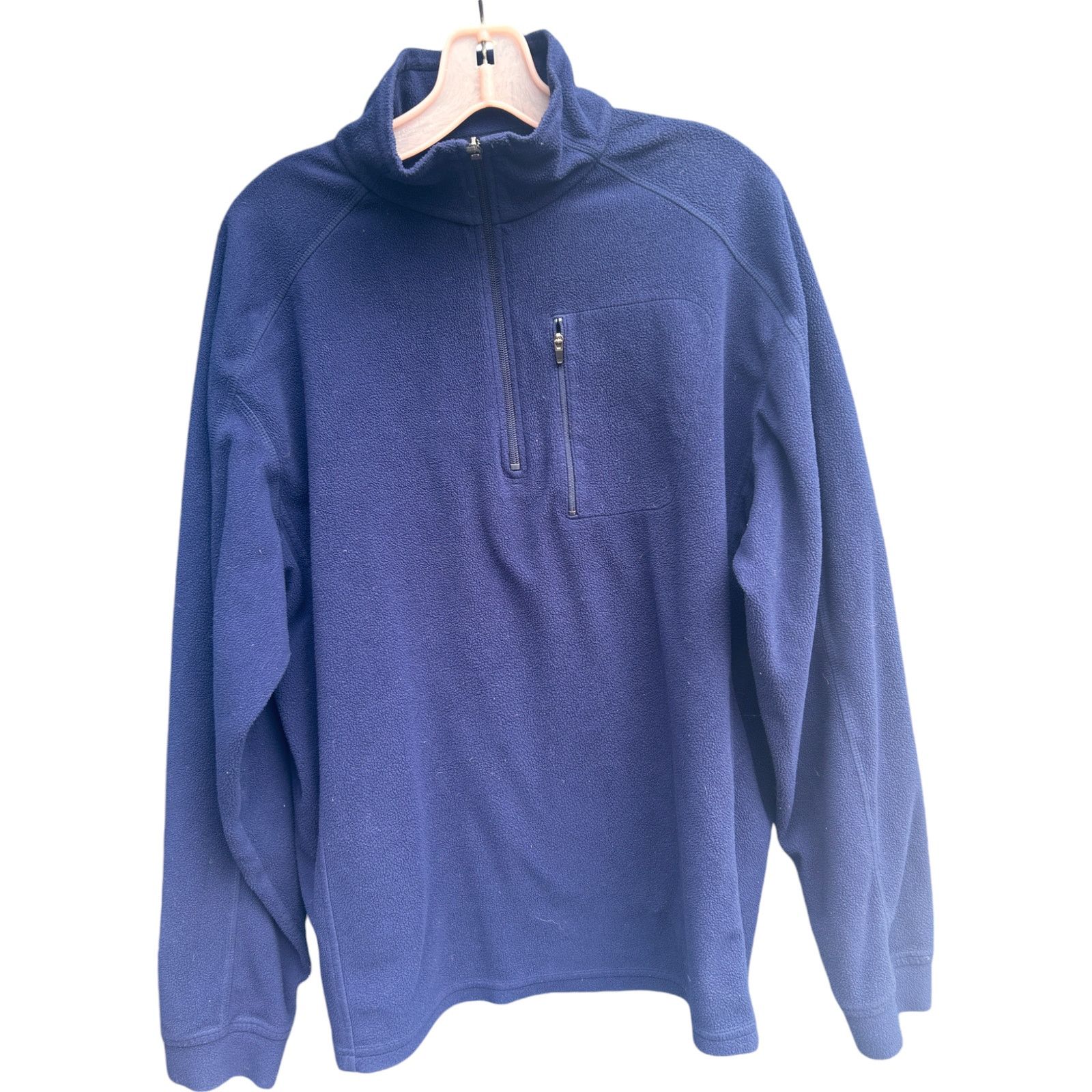 L.L. Bean L.L. Bean - Lightweight Pullover Blue Fleece Jacket - Large Size US L / EU 52-54 / 3 - 1 Thumbnail