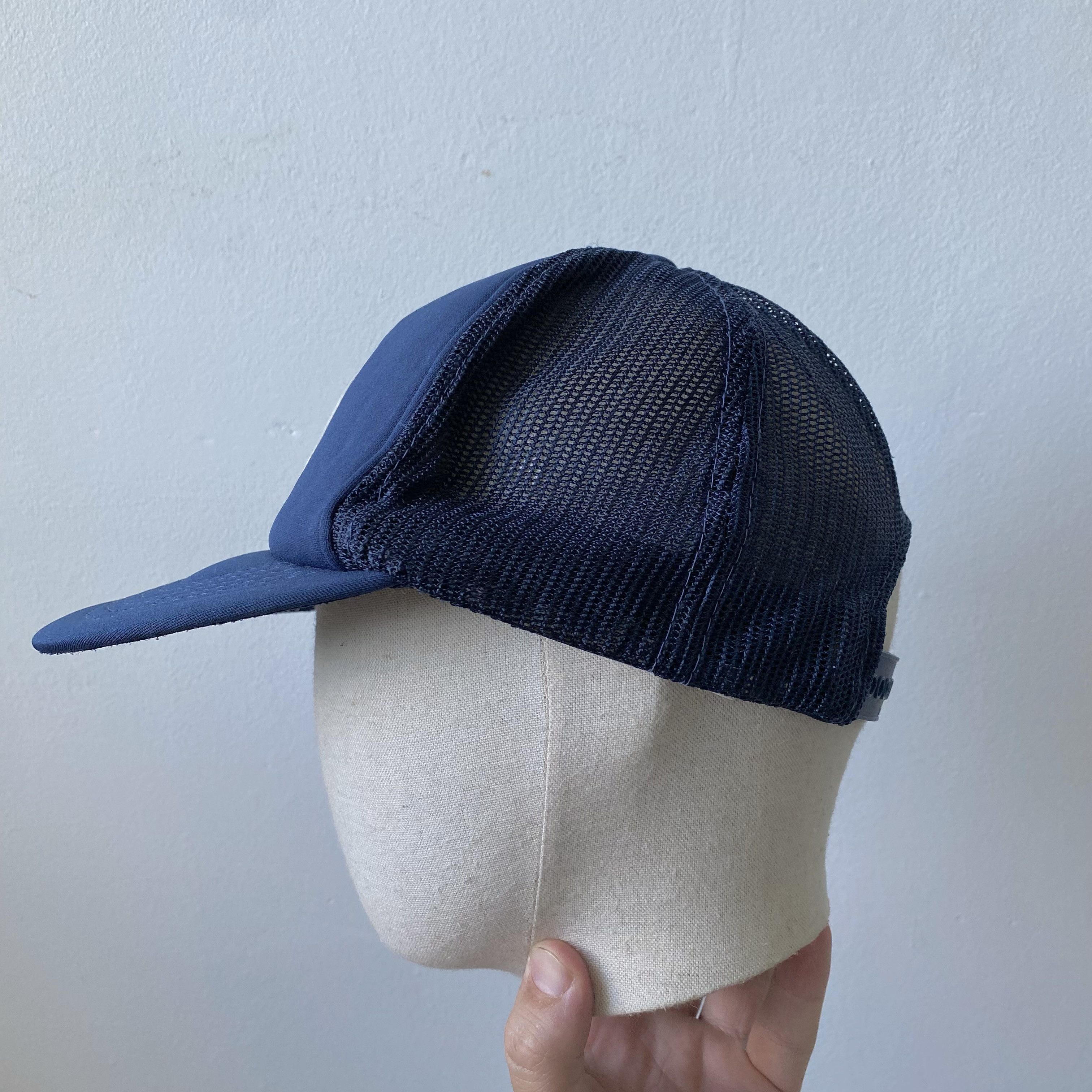 Mercedes-Benz Vintage 80s Wolksvagen Racing Trucker Hat Usa Dad hat Size ONE SIZE - 2 Thumbnail