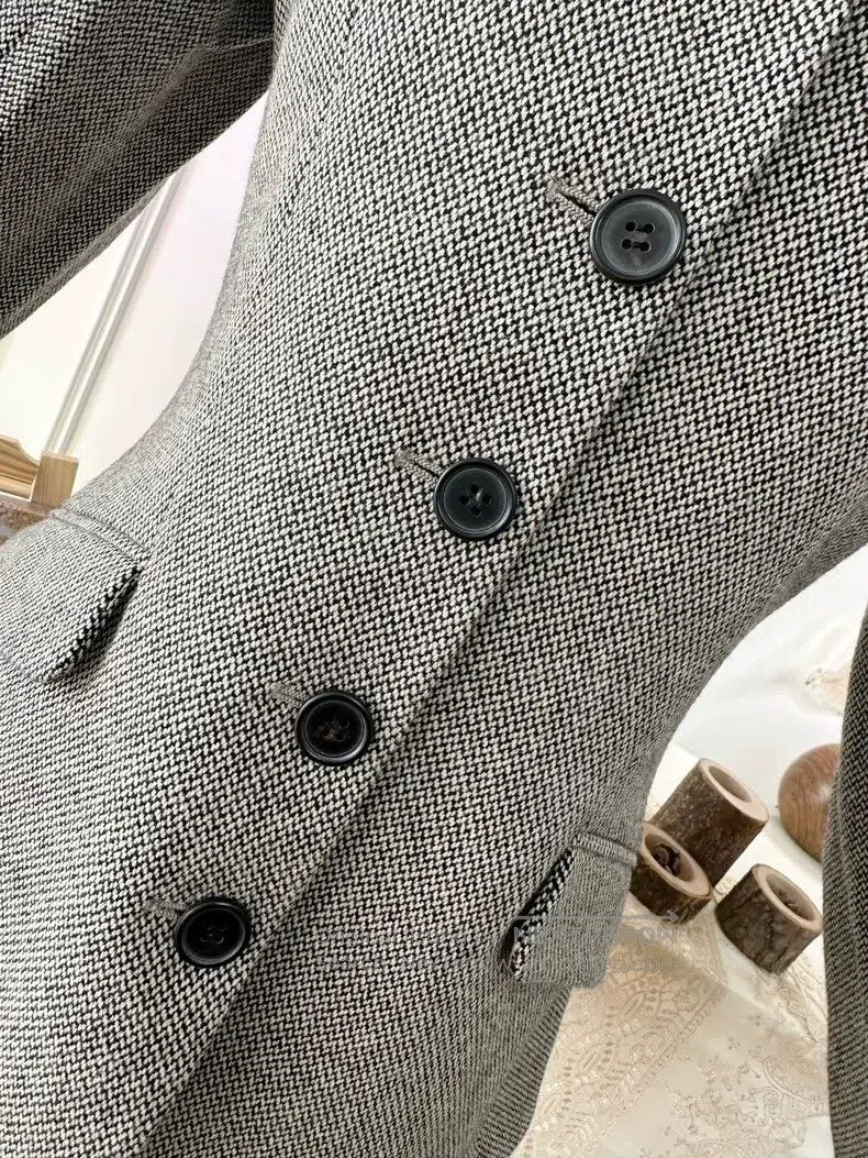 Hermes Hermes Wool and Cashmere Blended Business Casual Blazer Ja Size XS / US 0-2 / IT 36-38 - 4 Thumbnail