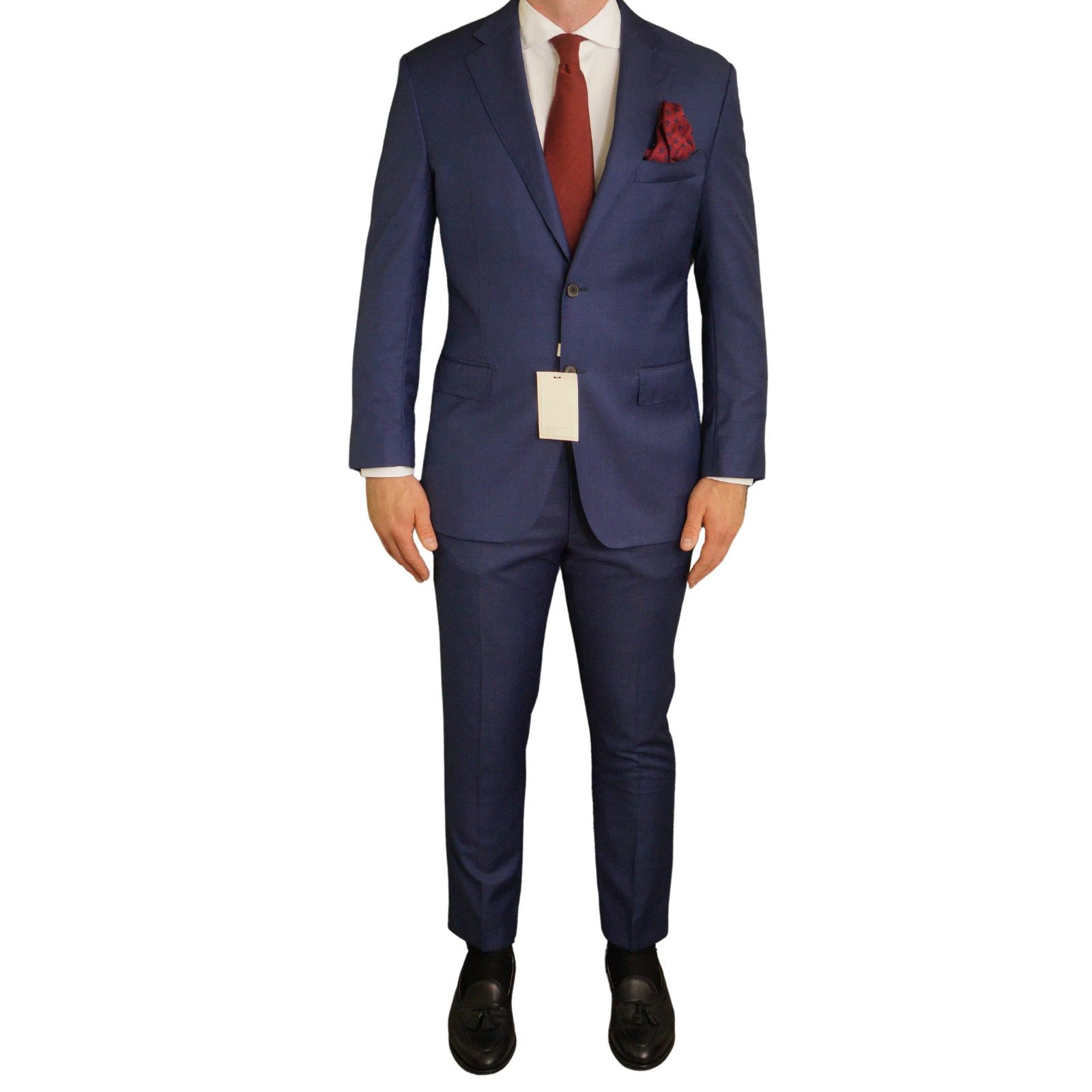 Suitsupply Men Suitsupply Suit Napoli Single Breasted Zignone US42L Size 42L - 1 Thumbnail