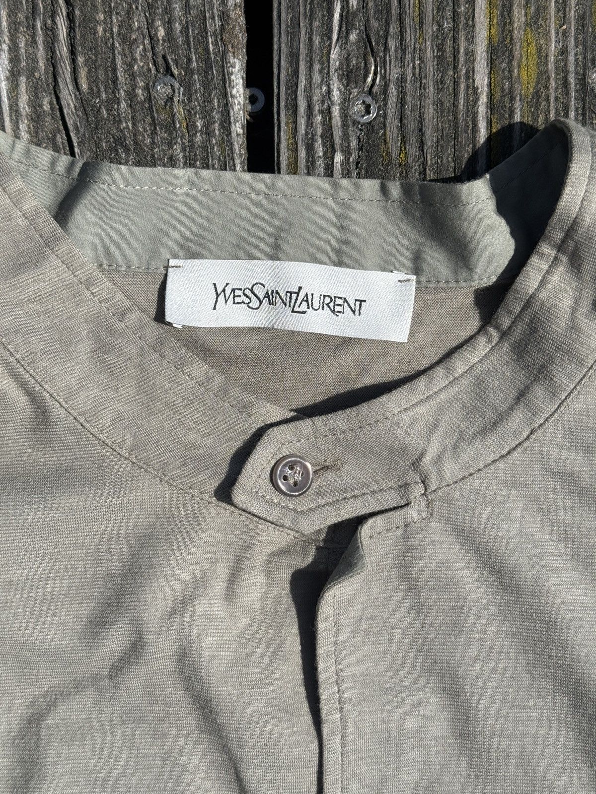 Yves Saint Laurent SS2001 Yves Saint Laurent Mao Longsleeve Size US L / EU 52-54 / 3 - 3 Thumbnail