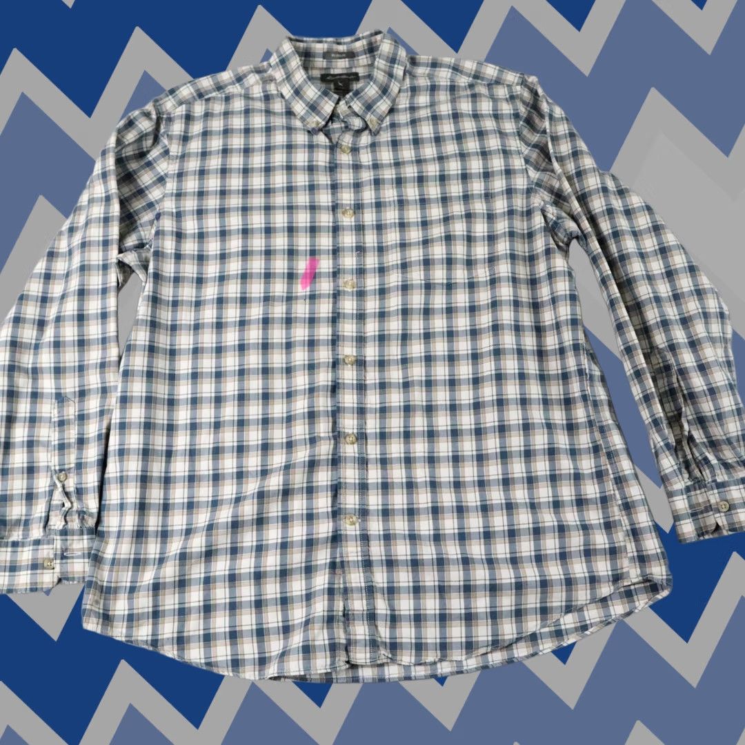 Eddie Bauer Eddie Bauer Shirt Mens Large Button Down Plaid Pocket Long Sleeve Relaxed Fit Size US L / EU 52-54 / 3 - 1 Thumbnail