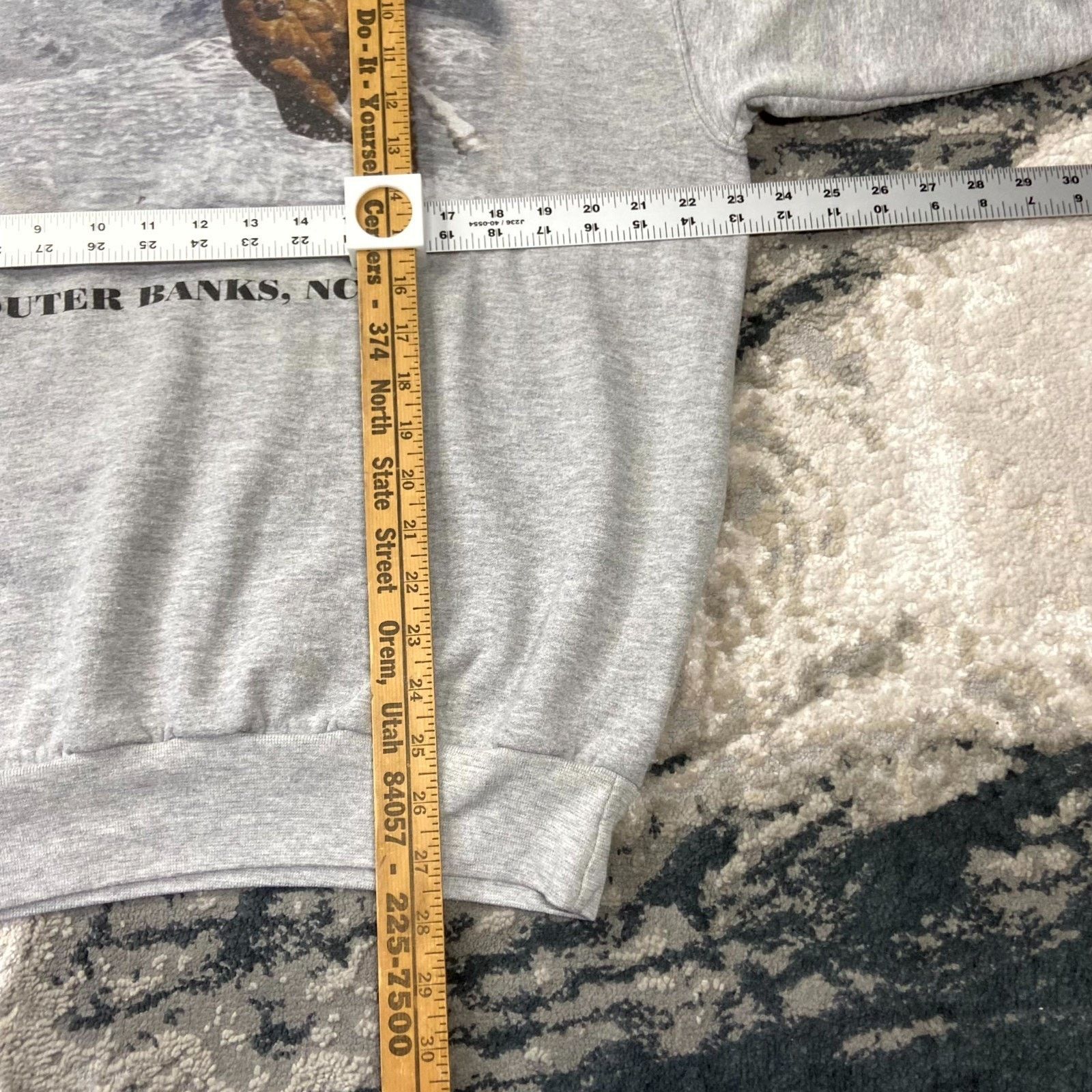Hanes VTG Hanes Nature Printpro Sweatshirt Sz L Gray Wild Horse Size US L / EU 52-54 / 3 - 6 Thumbnail
