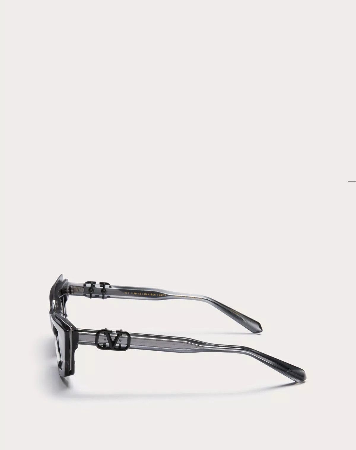 Valentino oc11z0725 Size: 55/ Thickset Acetate Frame in Black/Blue Size ONE SIZE - 3 Thumbnail