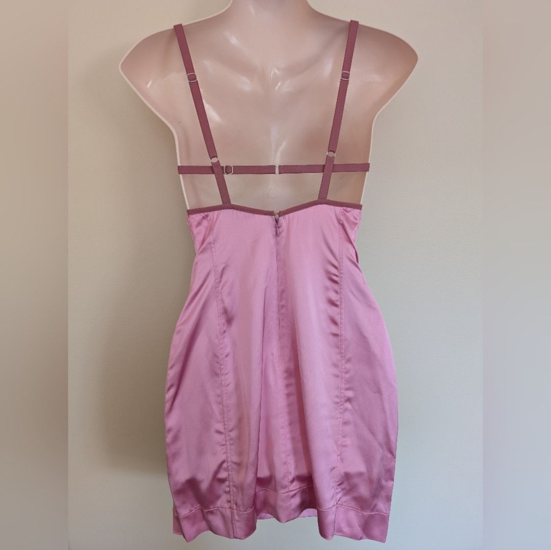 Nensi Dojaka Cutout Draped Bra Minidress Pink Small Size S / US 4 / IT 40 - 8 Thumbnail