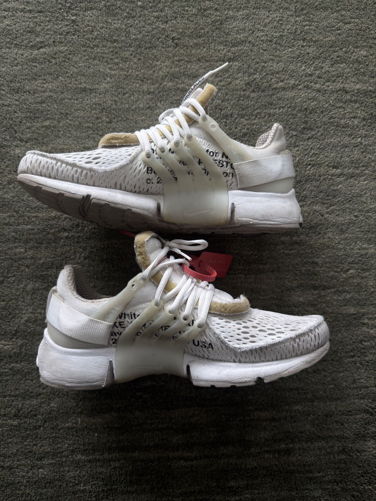 Nike × Off-White OFF WHITE X NIKE PRESTO WHITE Size US 9.5 / EU 42-43 - 3 Thumbnail