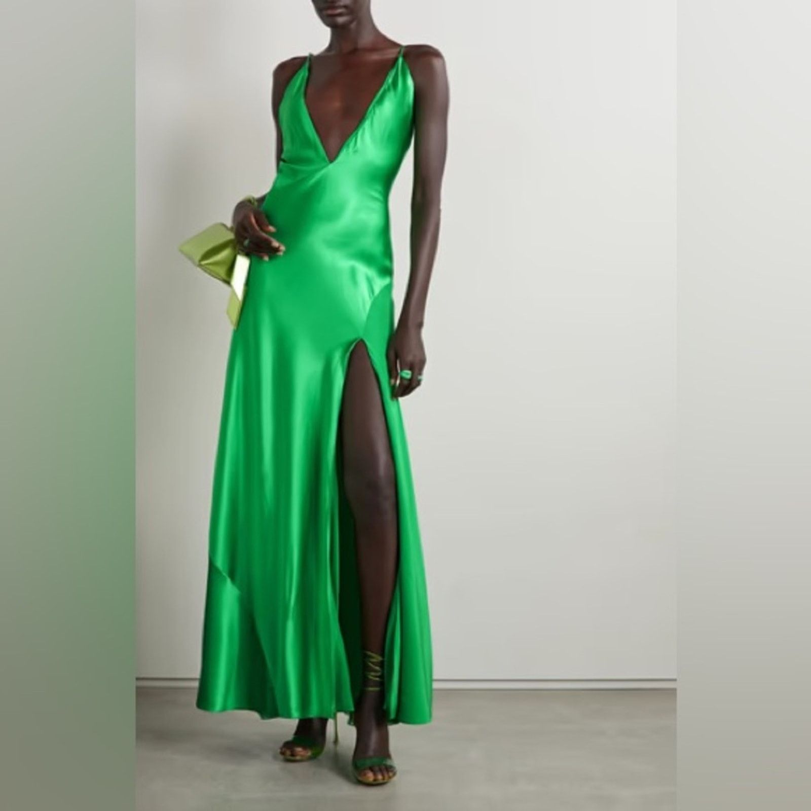 Other NEW Sergio Hudson women silk long dress size 4 US 2885$ Size XS / US 0-2 / IT 36-38 - 3 Thumbnail