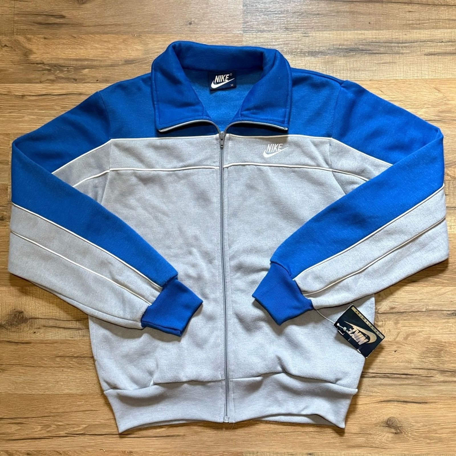 Nike 80s Nike Zip Up Sweatshirt Size US M / EU 48-50 / 2 - 3 Thumbnail