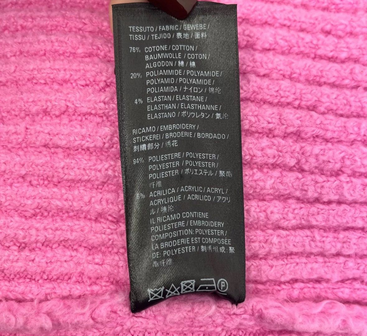 Balenciaga Balenciaga big sweater with pink sweater 2412-Nextarrow Size US XS / EU 42 / 0 - 7 Thumbnail