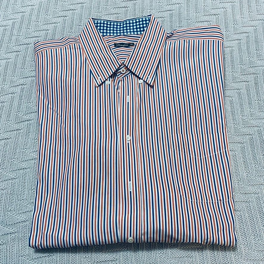 J.McLaughlin J McLaughlin red and blue striped button down Size US XXL / EU 58 / 5 - 1 Thumbnail
