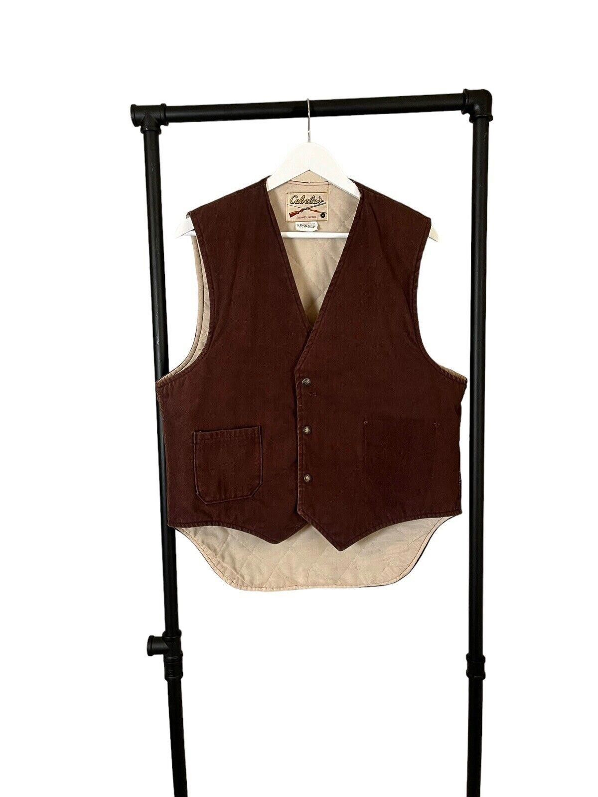 Cabelas × Vintage Vintage 90s Cabelas Sportswear Cotton Canvas Vest Large Size US L / EU 52-54 / 3 - 2 Thumbnail