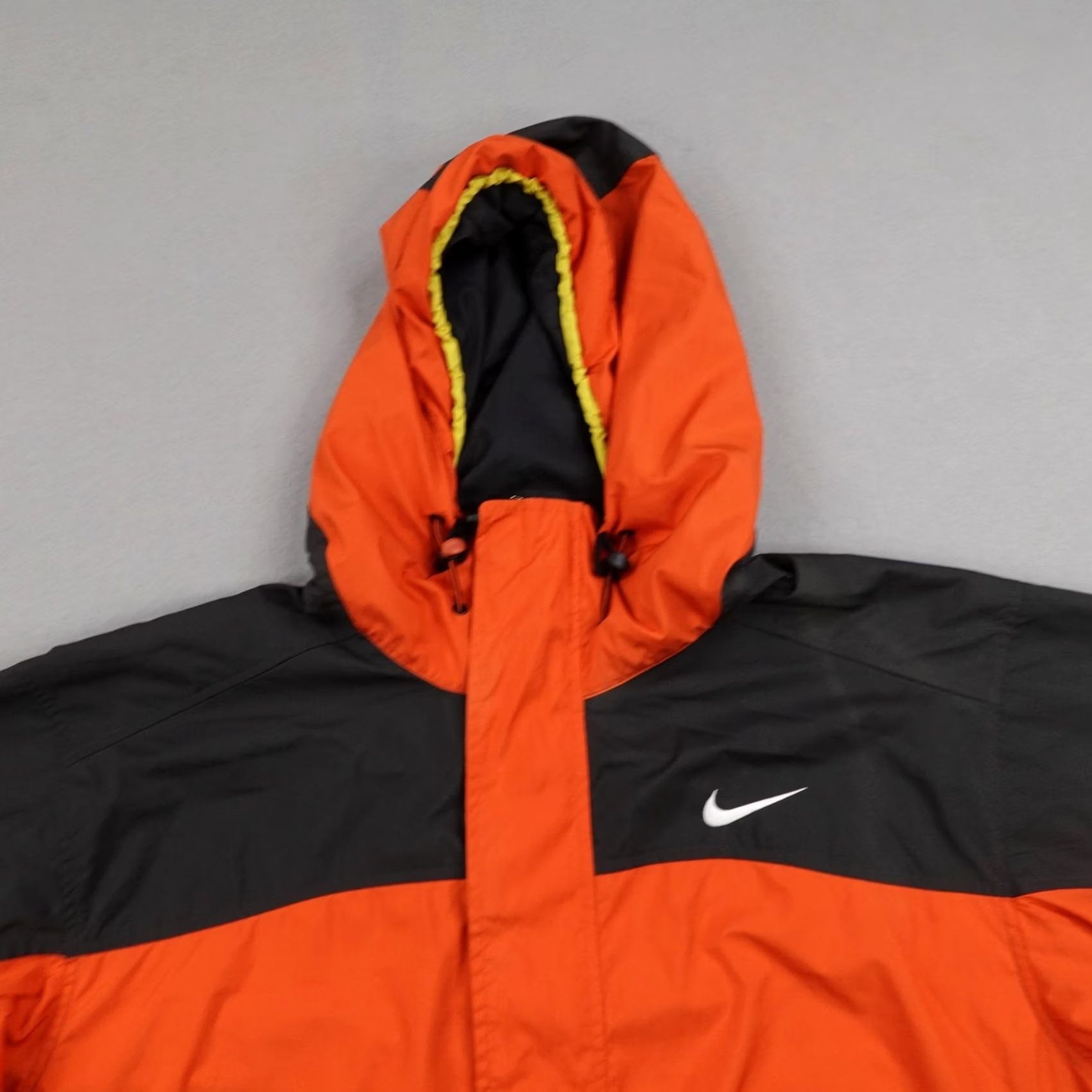 Nike VINTAGE Nike ACG Outer Layer 3 Parka Jacket Men L Orange Windproof Zip Hooded Size US L / EU 52-54 / 3 - 2 Thumbnail