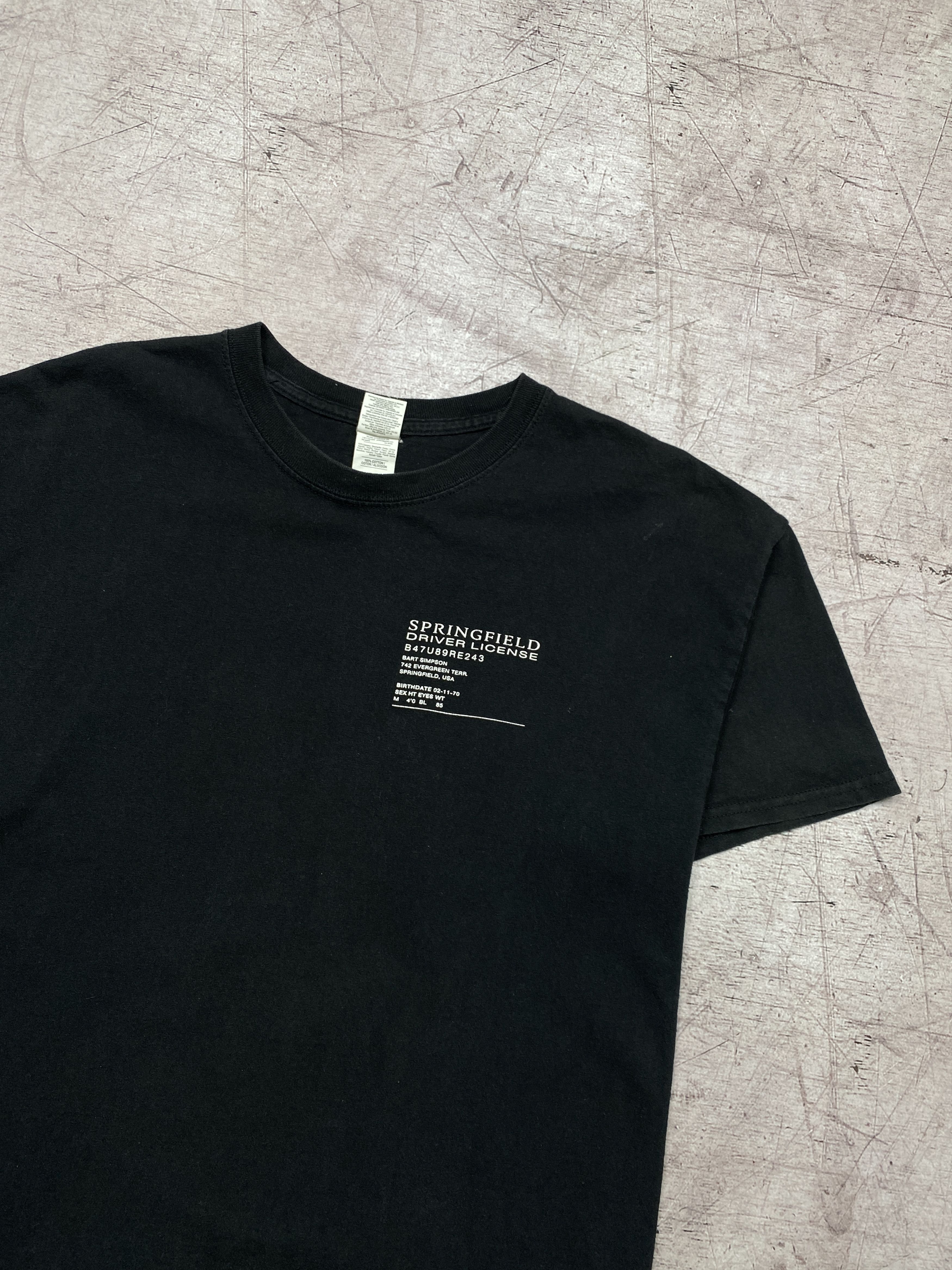 The Simpsons × Vintage The Simpsons Bart Driver License Vintage T-Shirt Size US XL / EU 56 / 4 - 5 Thumbnail