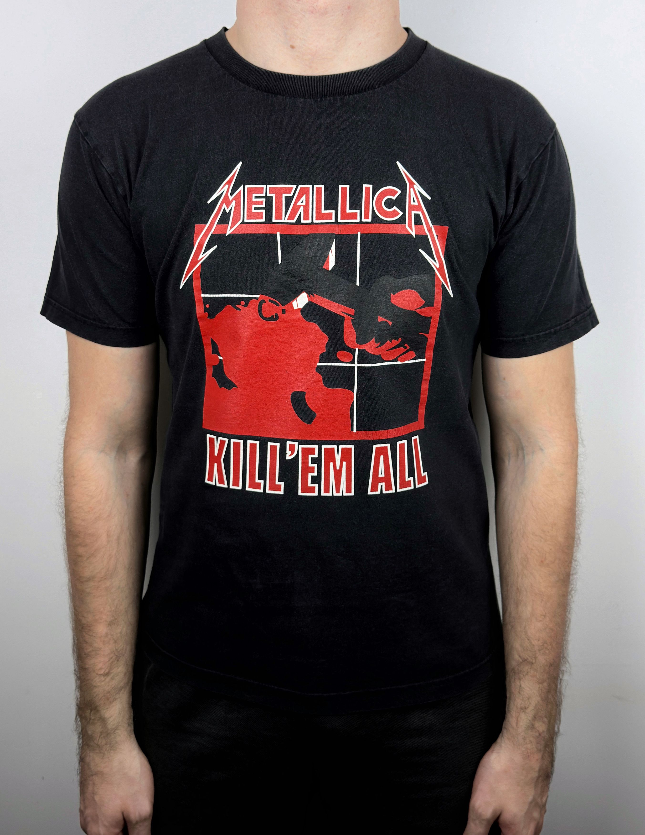 Band Tees Vintage Metallica Kill Em All Rock Band Graphic T Shirt Tee Size US M / EU 48-50 / 2 - 2 Thumbnail