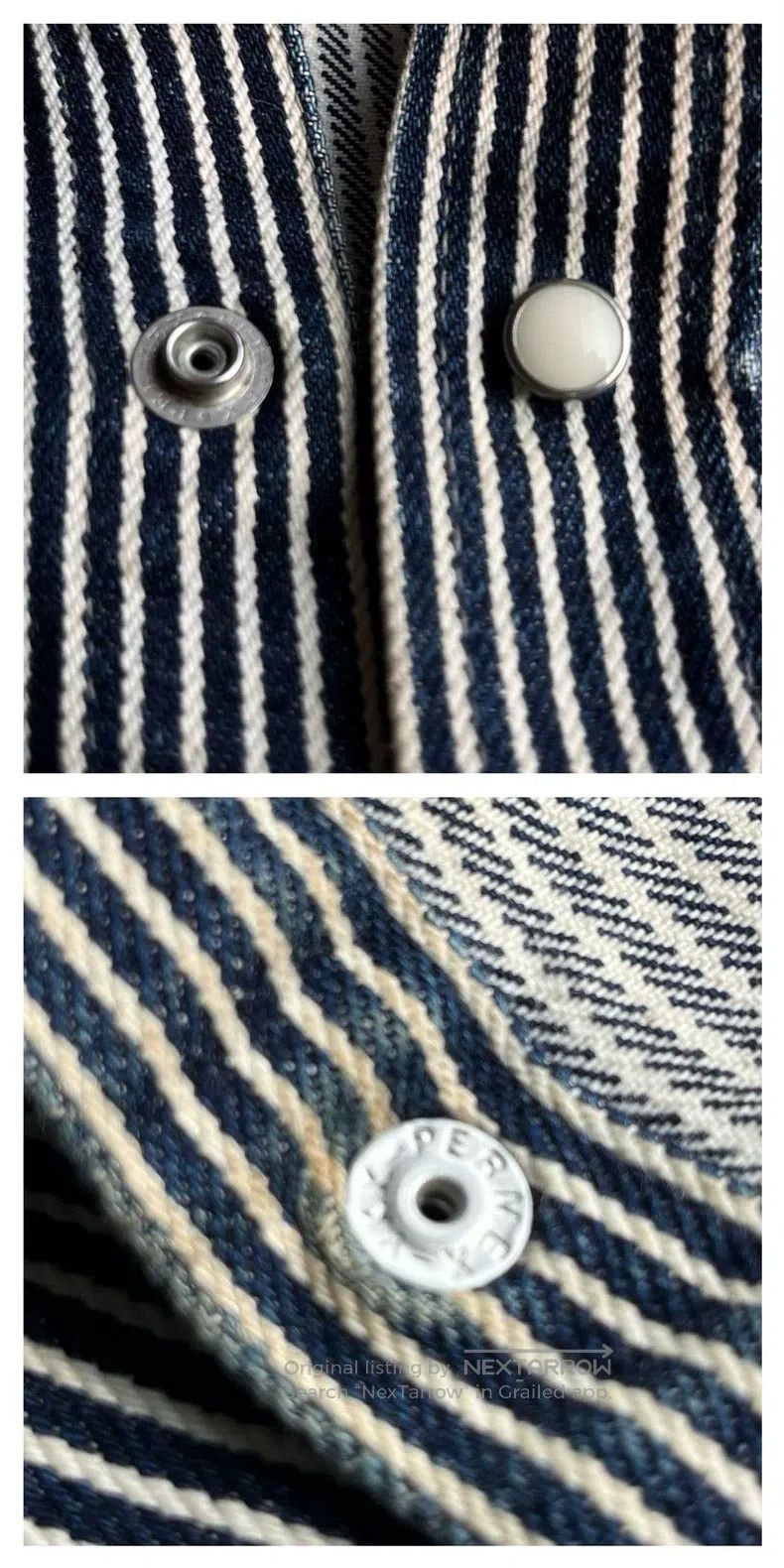 Iron Heart Iron Heart Heavy weight 21oz striped shirt Size US S / EU 44-46 / 1 - 8 Thumbnail