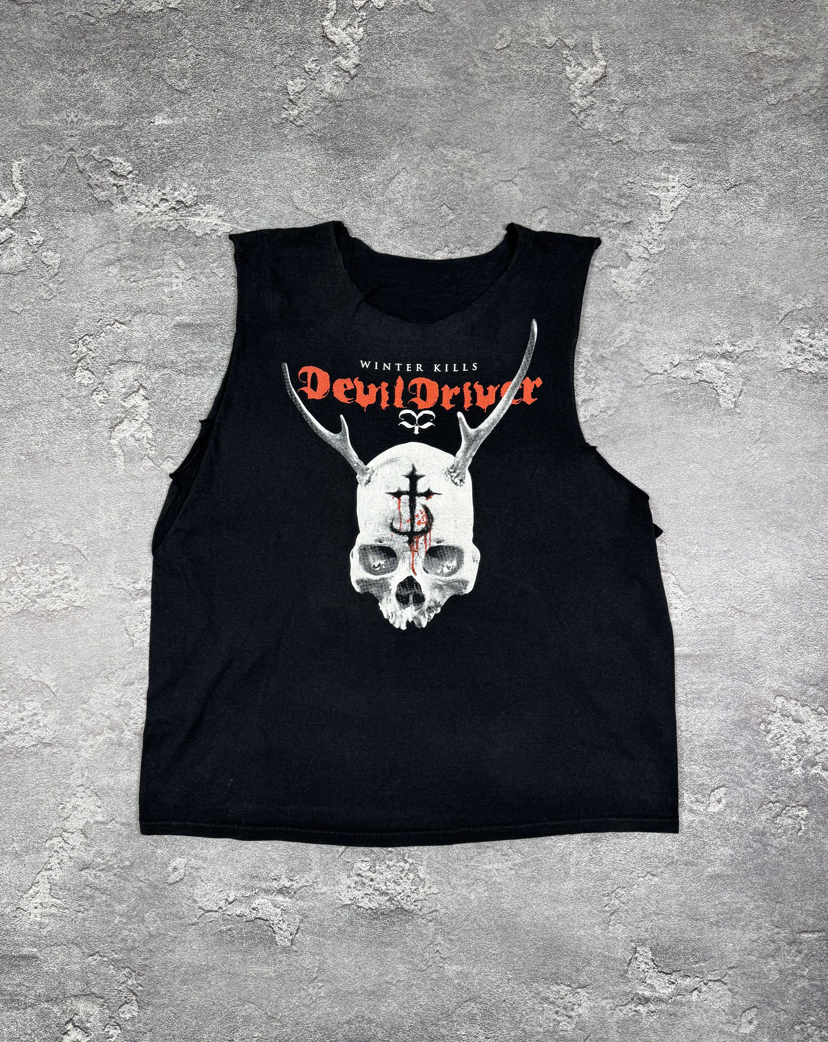 Band Tees Devil Driver Skulls Tank Top Shirt Size XL Gothic Rock Size US XL / EU 56 / 4 - 1 Thumbnail