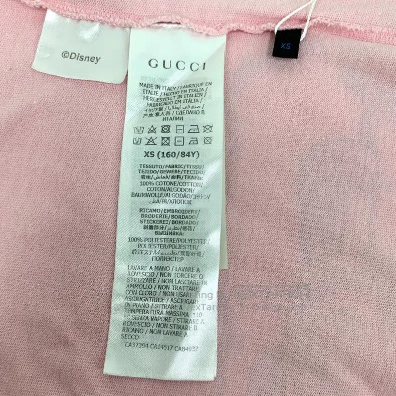 Gucci Gucci Pink Donald Duck floral embroidered cotton round-nec Size XS / US 0-2 / IT 36-38 - 6 Thumbnail