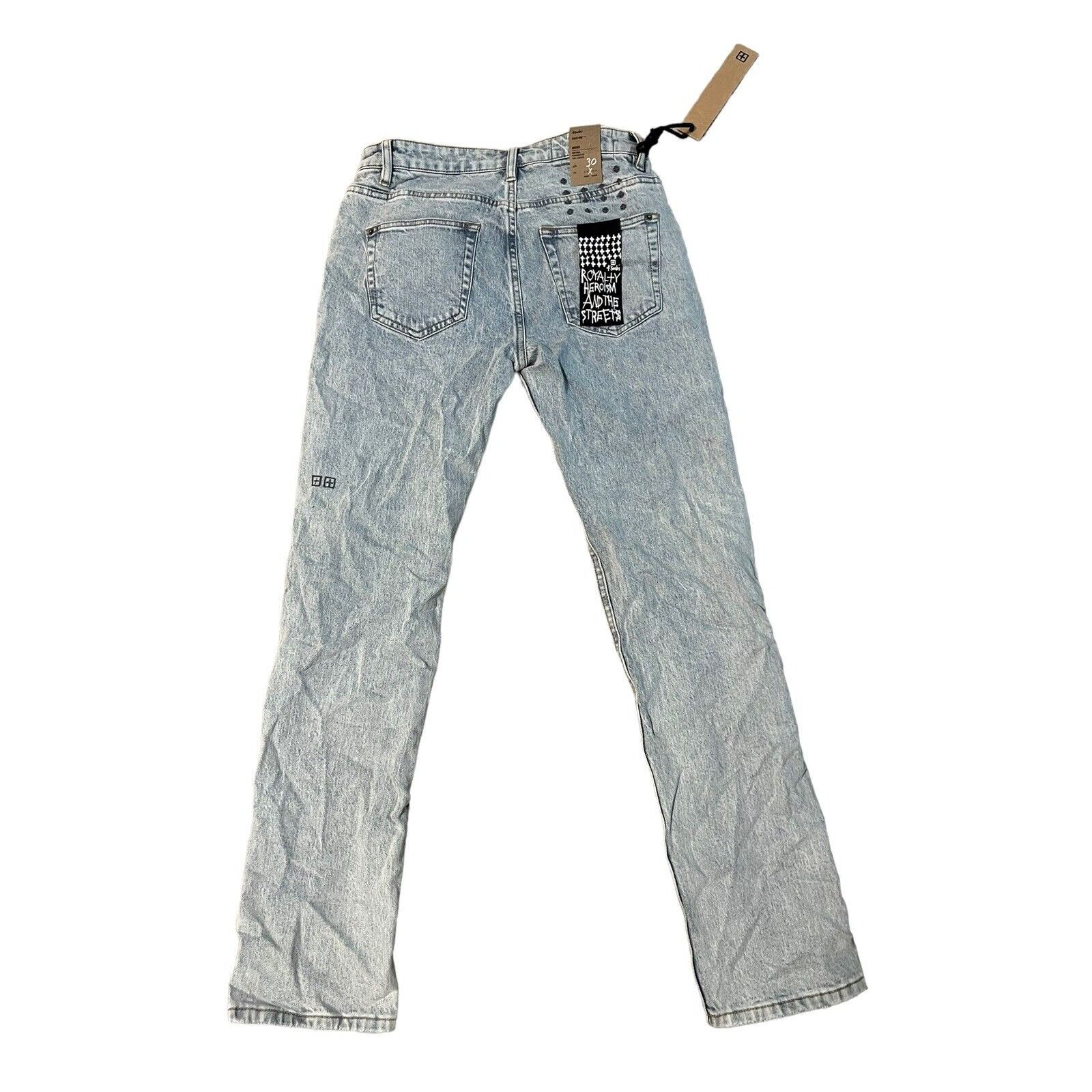 Ksubi Ksubi Jeans Mens Hazlow Straight Fit Blue Size 30/32 Size US 30 / EU 46 - 4 Thumbnail