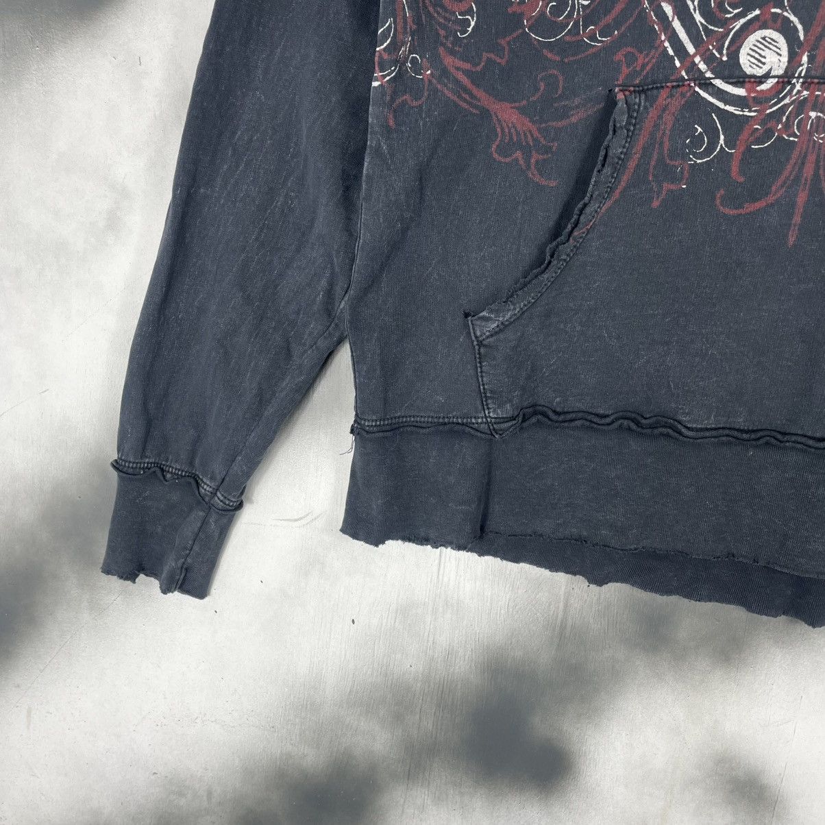 Affliction Vintage AFFLICTION ANGELS WING MOTIVE HOODED Size US M / EU 48-50 / 2 - 5 Thumbnail