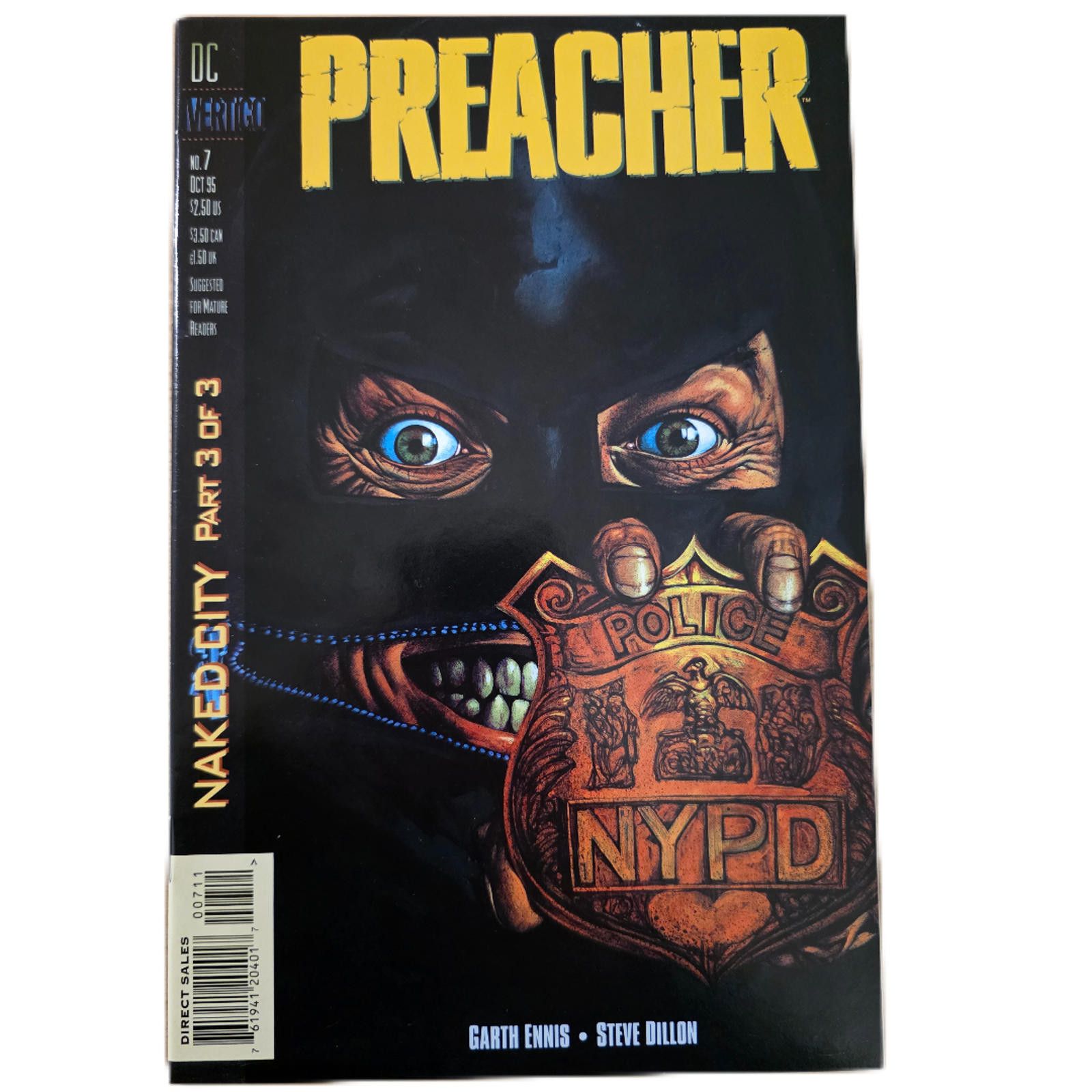 DC Comics Preacher #7 1995 Vertigo DC Comic Near Mint (C) Size ONE SIZE - 1 Thumbnail