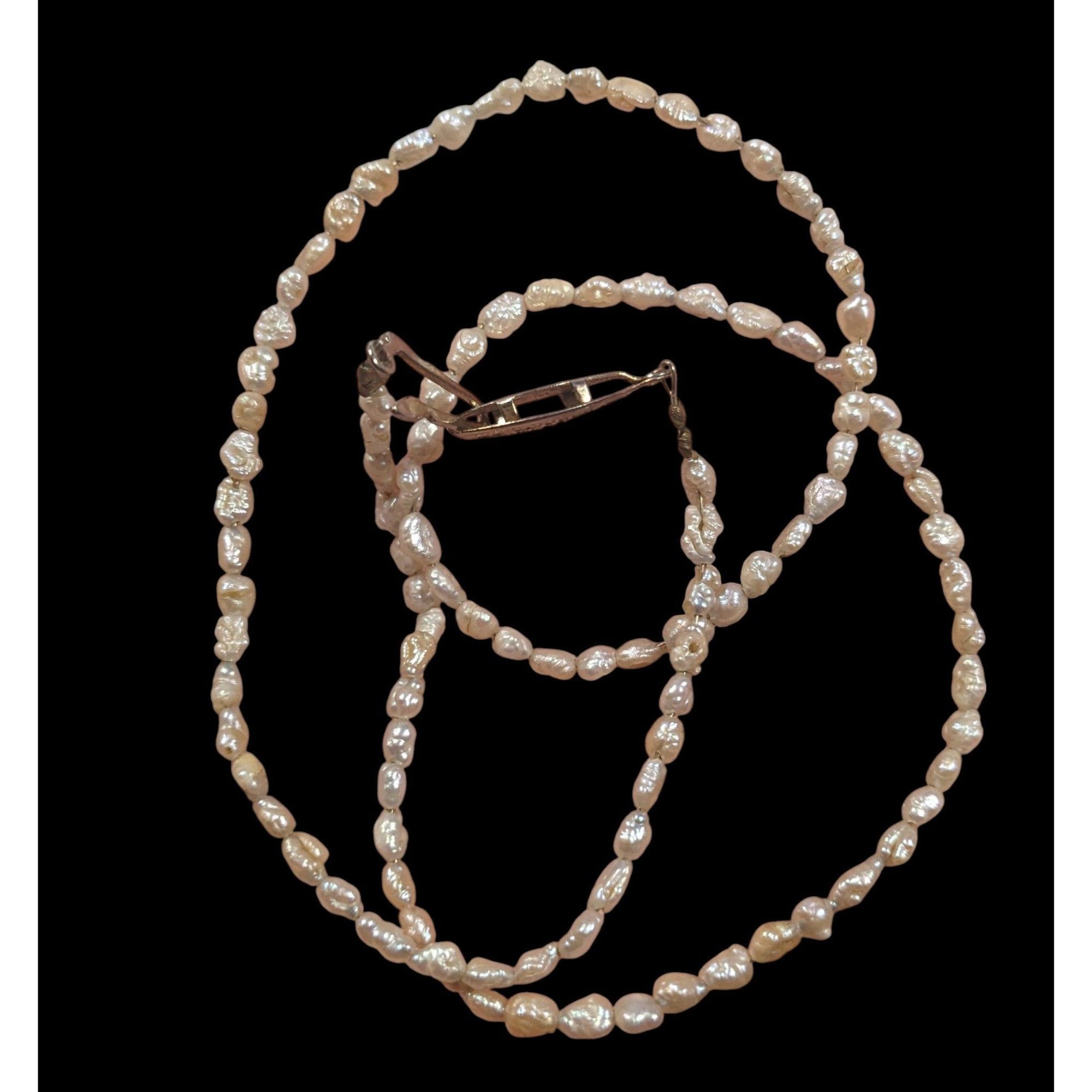 Other Vintage Minimalist Freshwater Pearl Beaded Necklace Size ONE SIZE - 1 Thumbnail