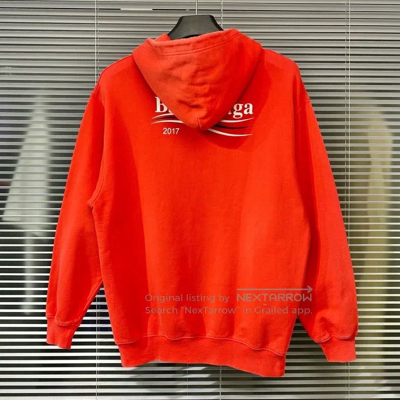 Balenciaga Balenciaga Hooded sweatshirt with Coca-Cola wave print log Size US S / EU 44-46 / 1 - 2 Thumbnail