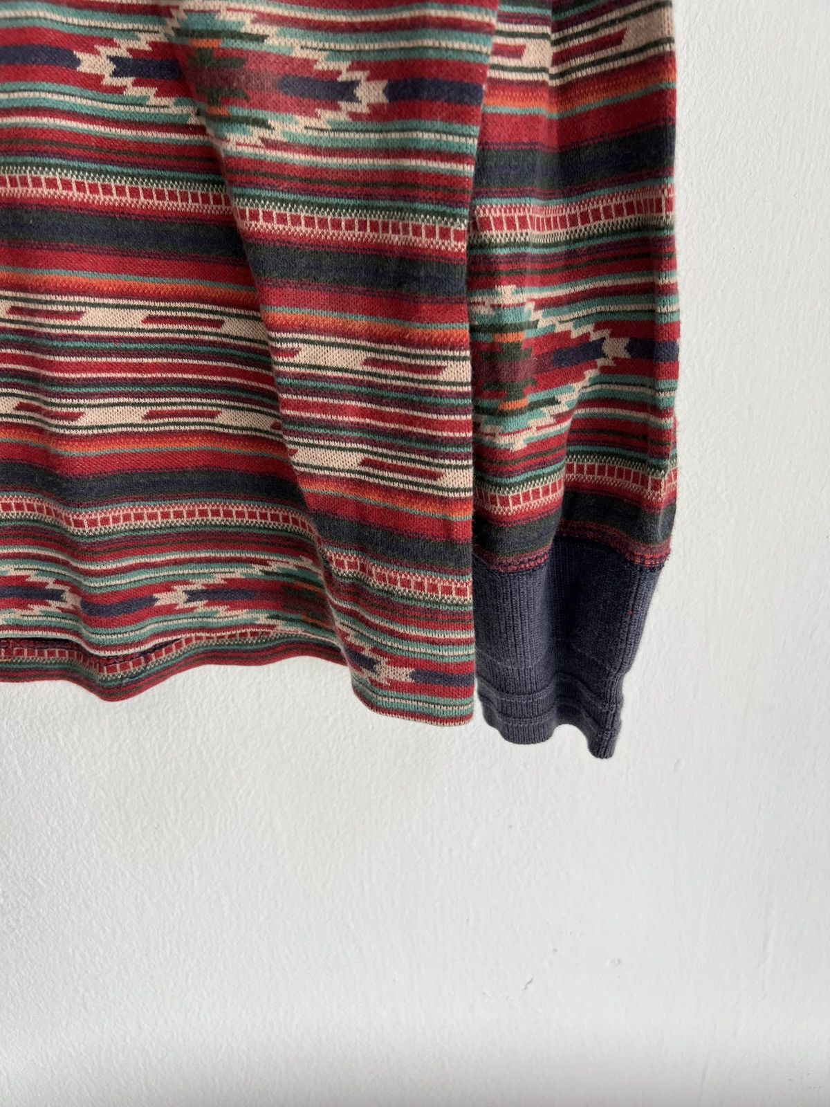 Polo Ralph Lauren Vintage Polo Ralph Lauren 🇺🇸 Native Chimayo Henley LS Shirt Size US M / EU 48-50 / 2 - 5 Thumbnail