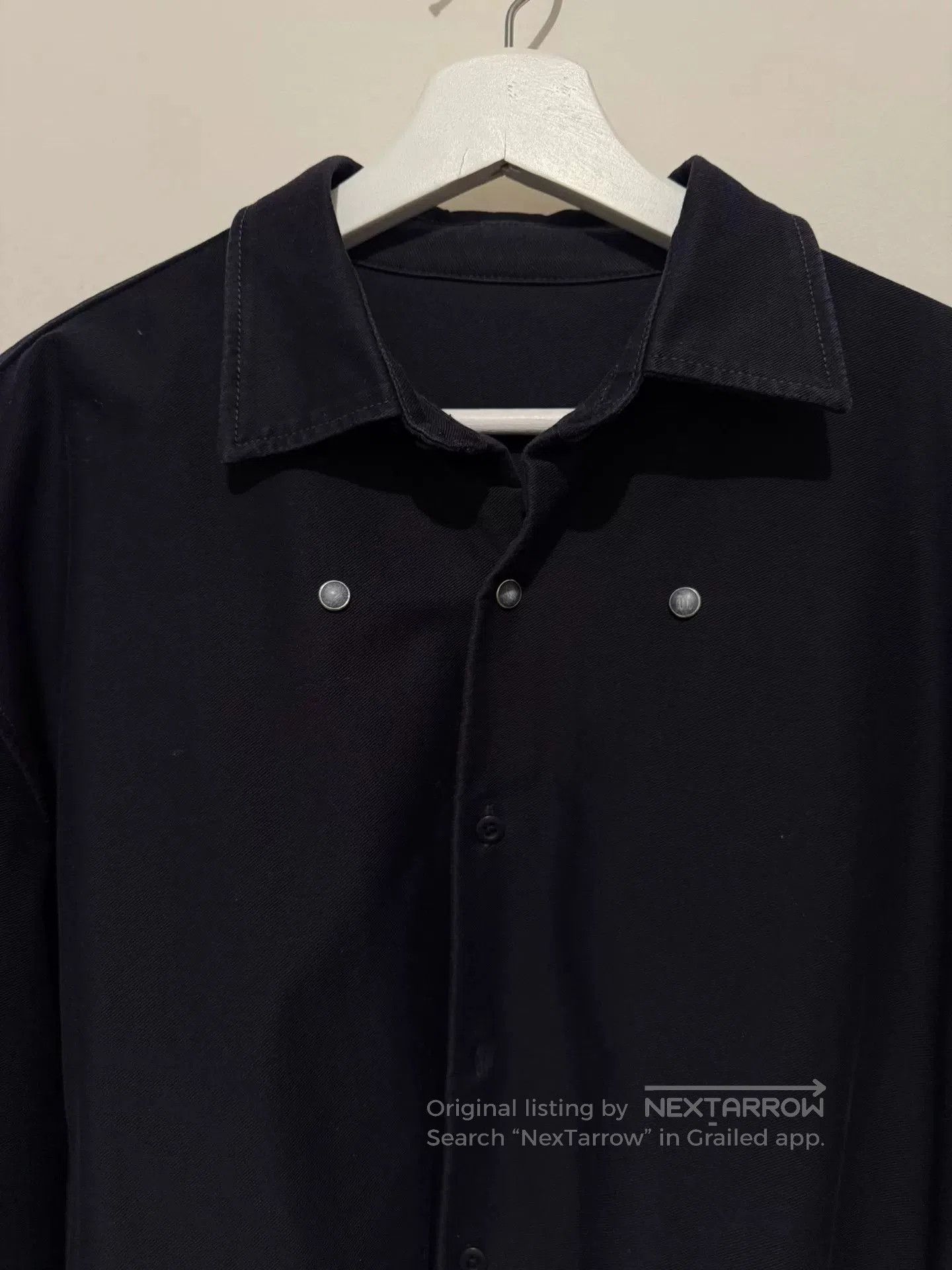 Porter Classic Porter Classic Black Long-Sleeve Shirt. Size US L / EU 52-54 / 3 - 3 Thumbnail