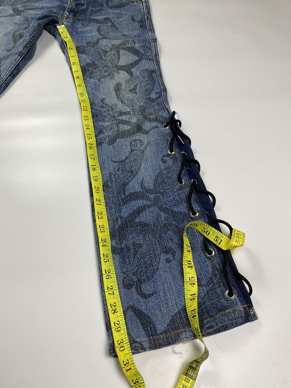 Hysteric Glamour Flare laces jeans nicole club for men style Size US 28 / EU 44 - 11 Thumbnail