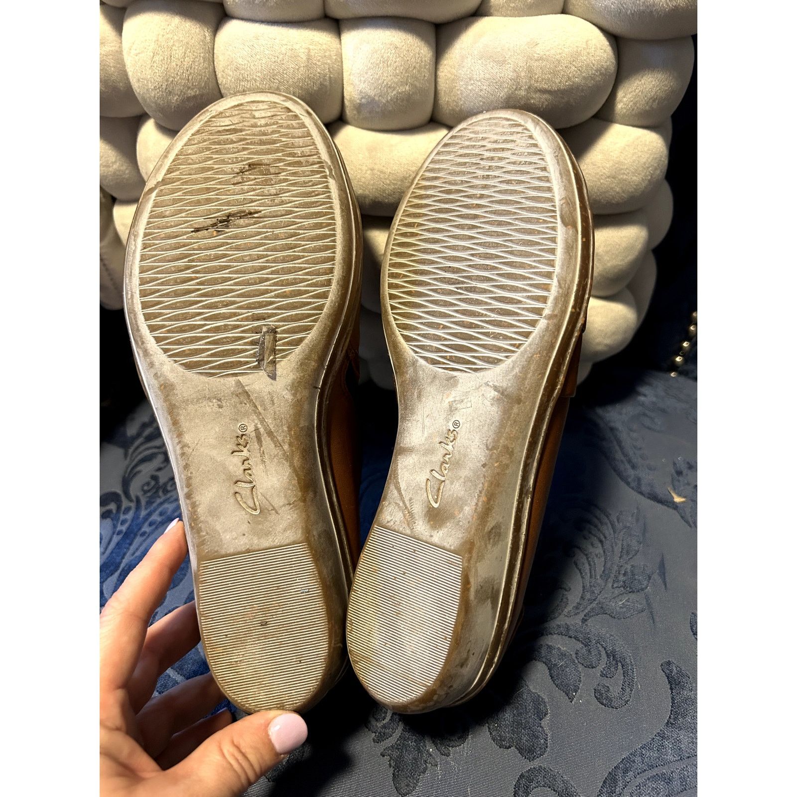 Clarks Clarks Camel Tan Leather Everlay Uma size 8/EU 39 Size US 8 / IT 38 - 7 Thumbnail