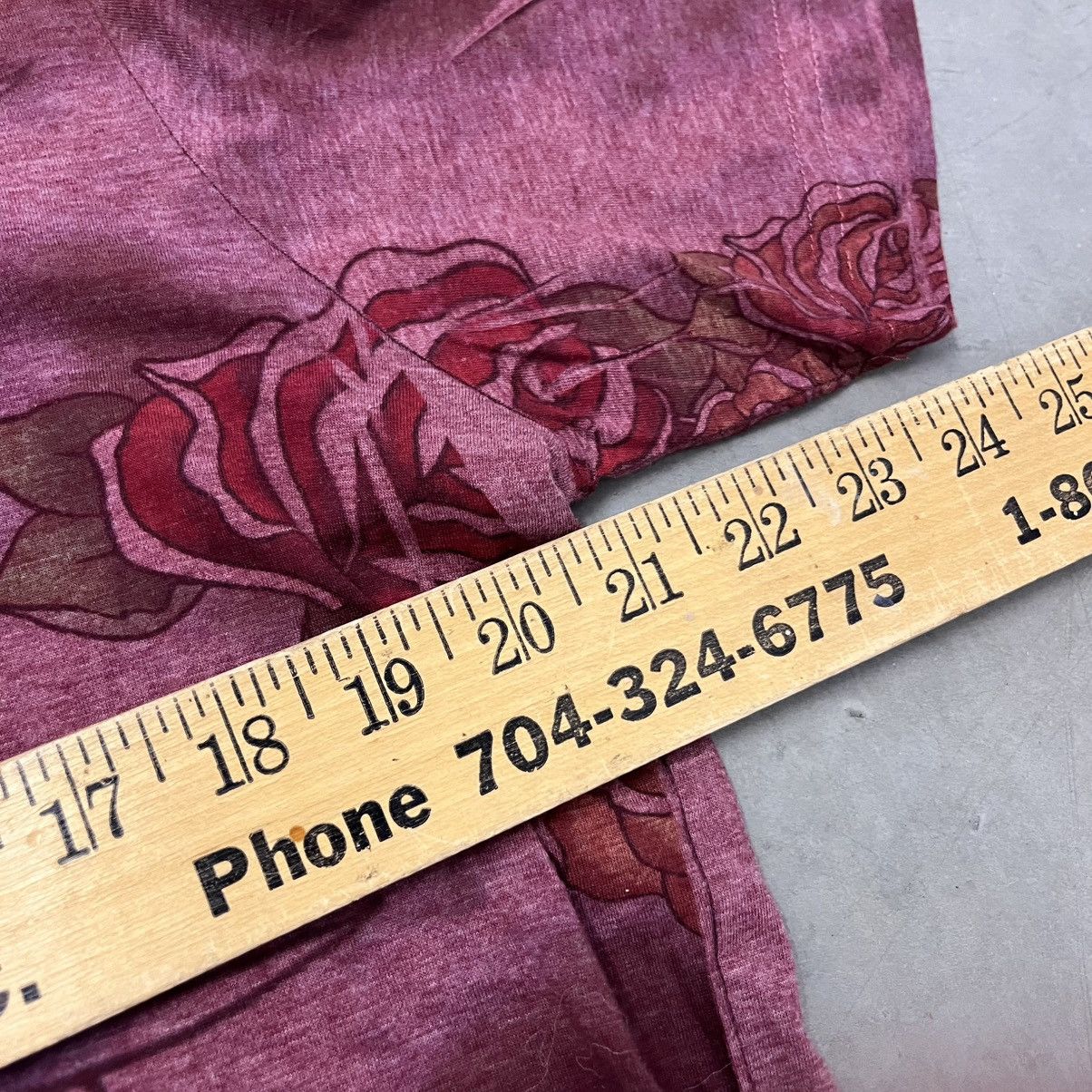 Ed Hardy × Vintage CRAZY Y2K Ed Hardy Tattoo style AOP graphic shirt burgundy M Size US L / EU 52-54 / 3 - 3 Thumbnail