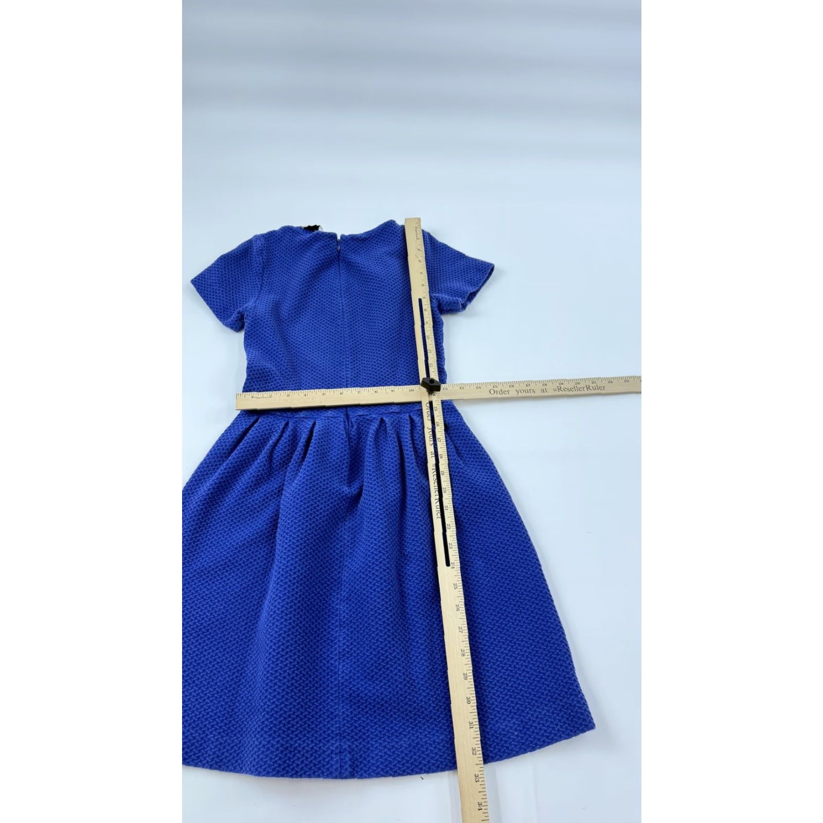 ganni blue knit dress Melange Knit Mini Dress
